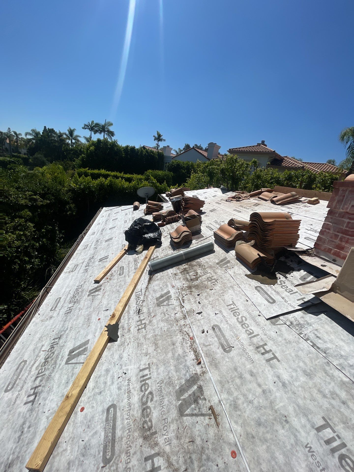 Tile Reset Project- Los Angeles CA 90049 by Epic Roof Replacement