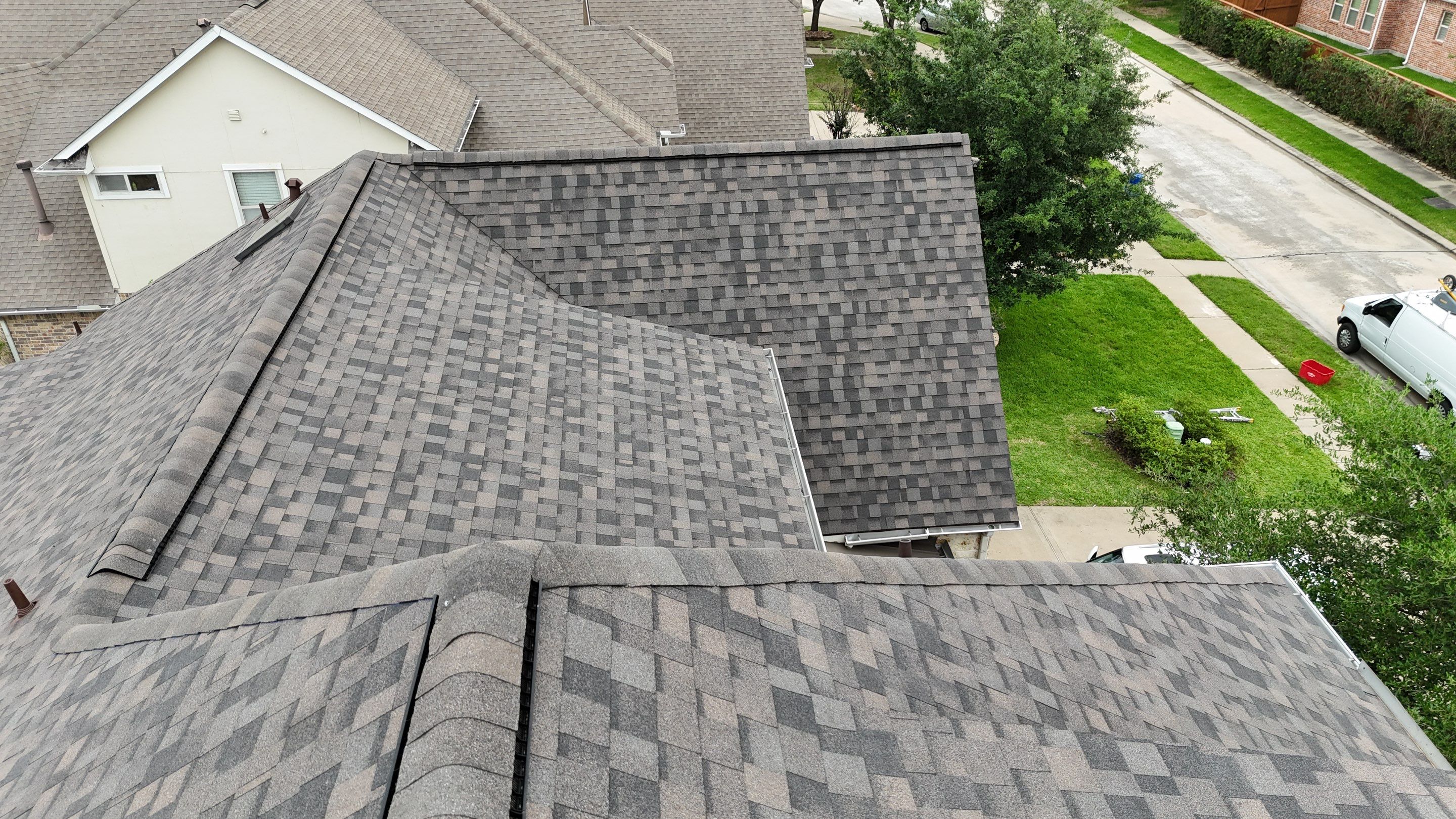 Residential Roofing Installation using IKO Dynasty by Core Four Roofing