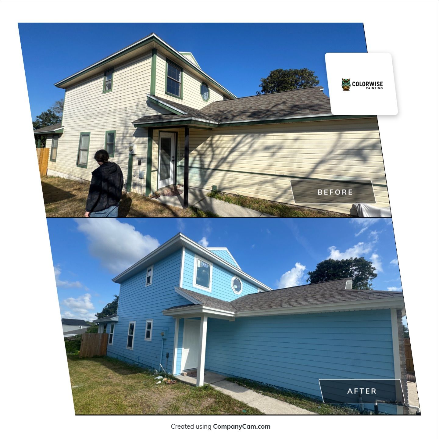 Full Exterior Renovation and Siding Installation in Jacksonville Beach by Colorwise Painting