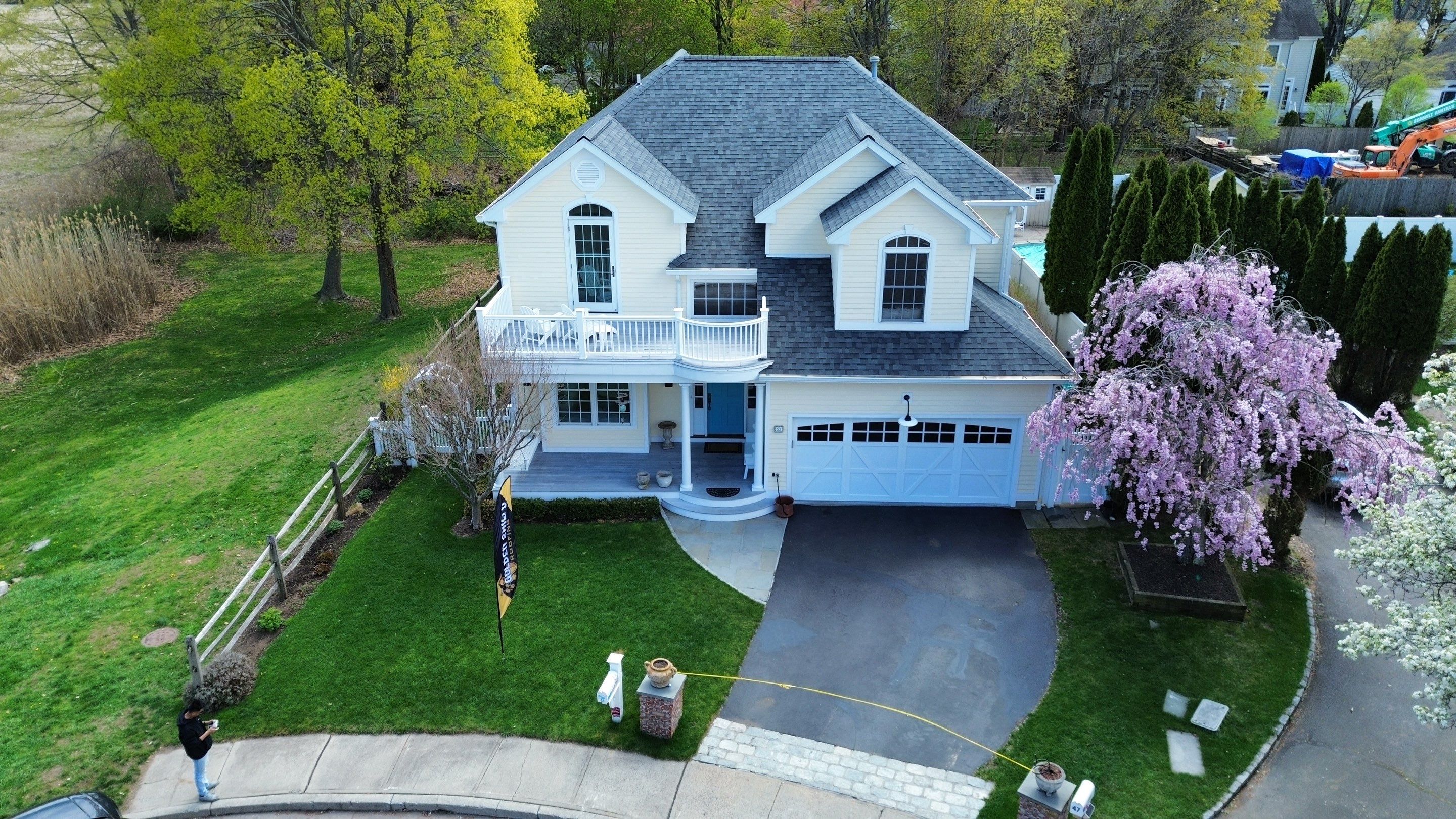 Owens Corning Duration: Estate Gray in Fairfield, Connecticut by Golden Shield Roofing