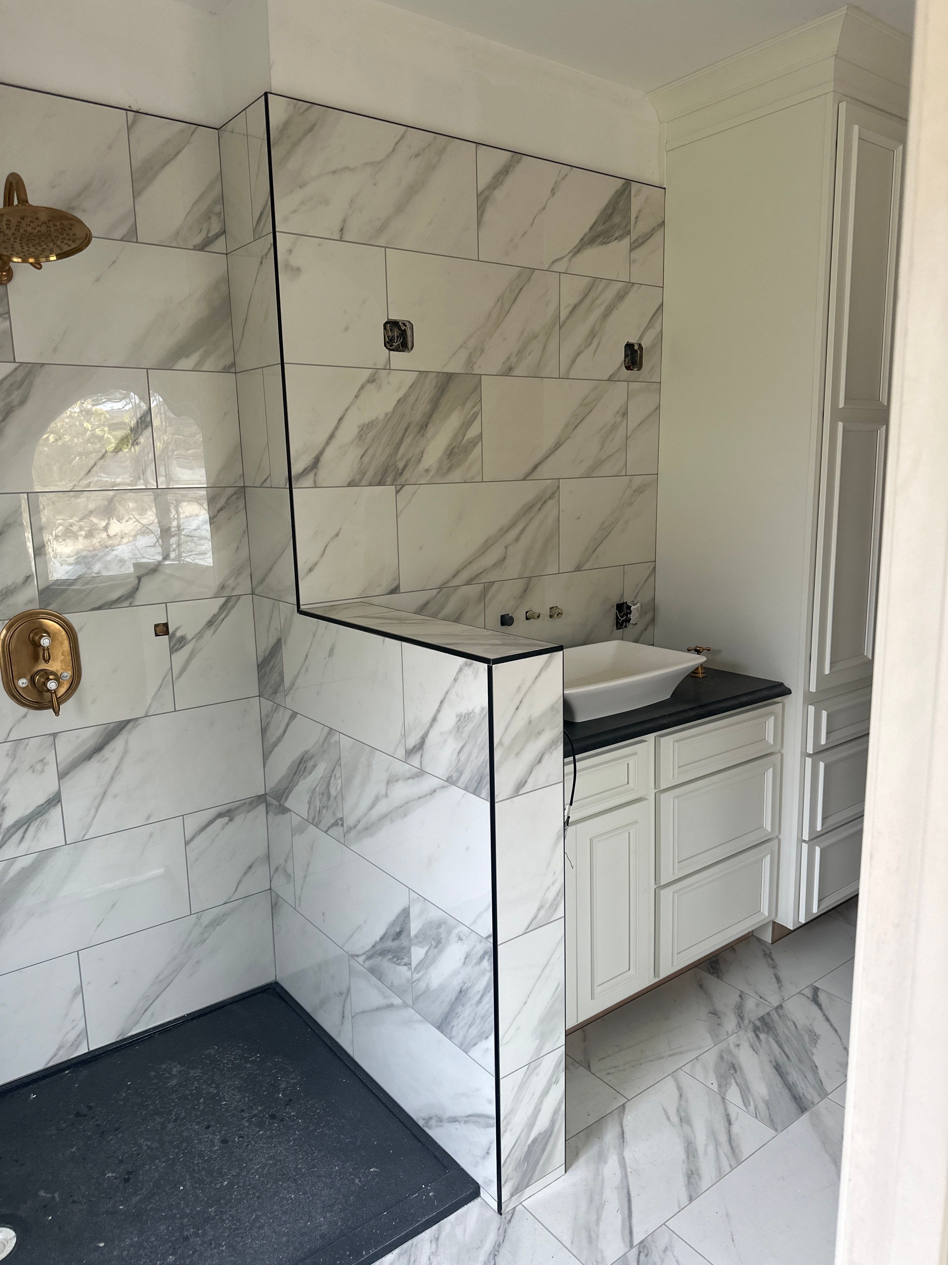 Shumaker Bathroom Remodel by Kitchen Works LLC