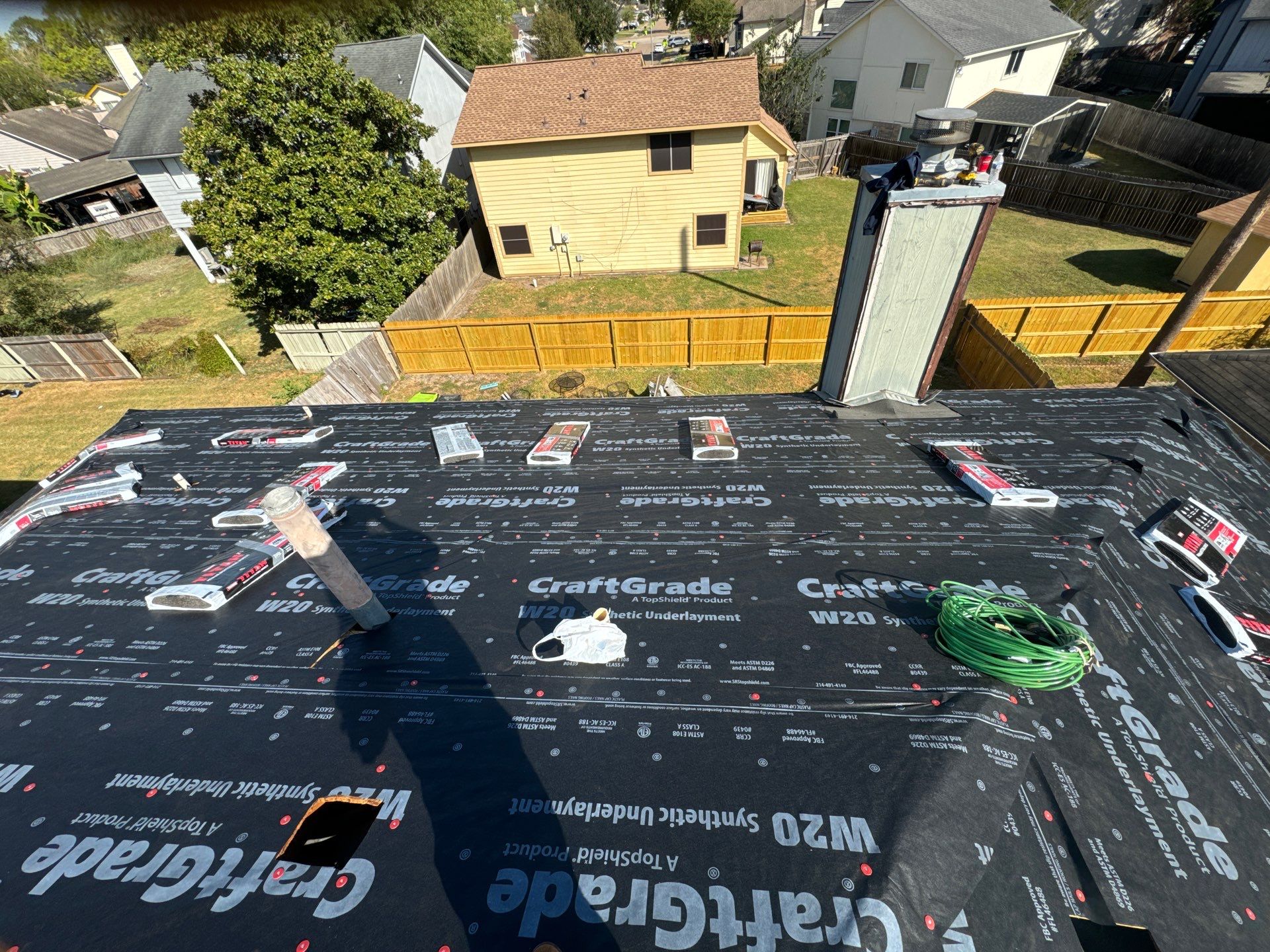 Residential Roofing Repair using Owen's Corning Duration (Lifetime) Shingles by Roof Repair Company