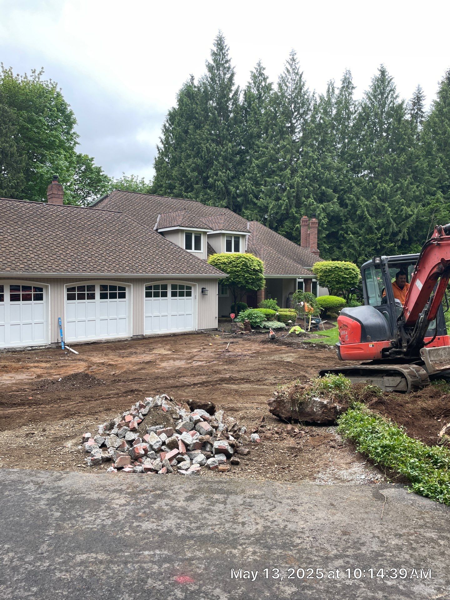 Stamped Concrete Driveway Renovation | Woodinville  by Jireh Asphalt & Concrete Inc 