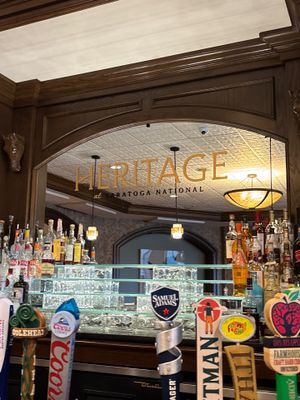 Cut Vinyl Logo at Saratoga National Bar