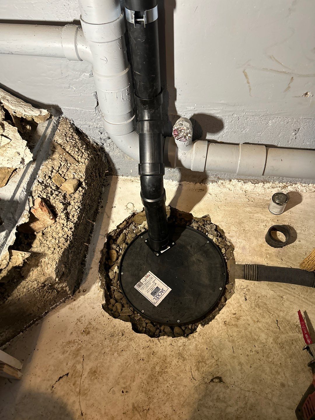 Radonwell subslab by JustRadon.Com