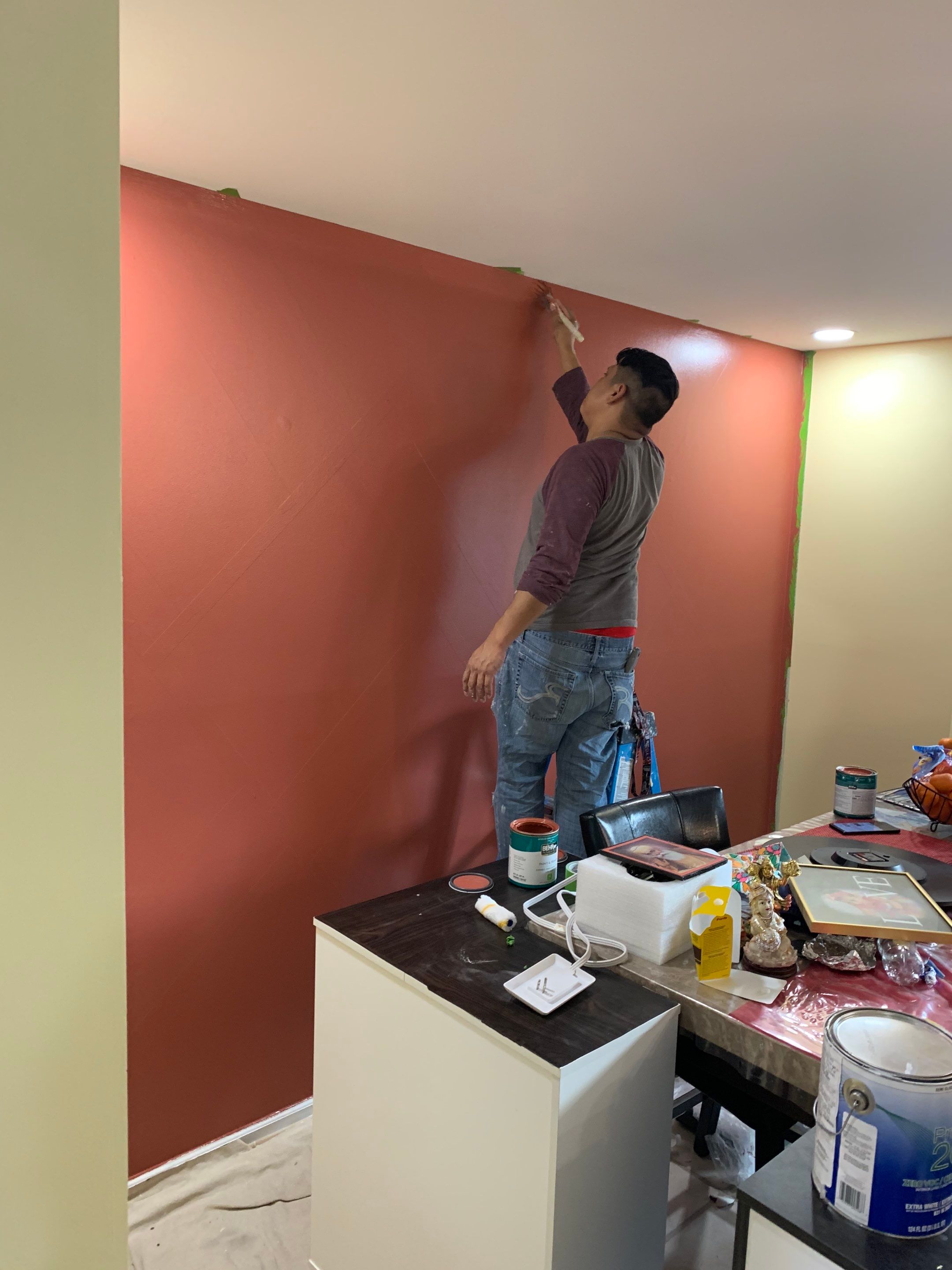 Wall & Cabinets Painting by Greenspring Construction Services