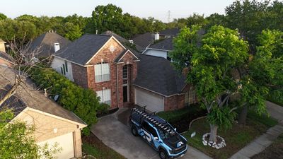 Residential Roof Replacement using GAF HDZ - Weathered Wood
