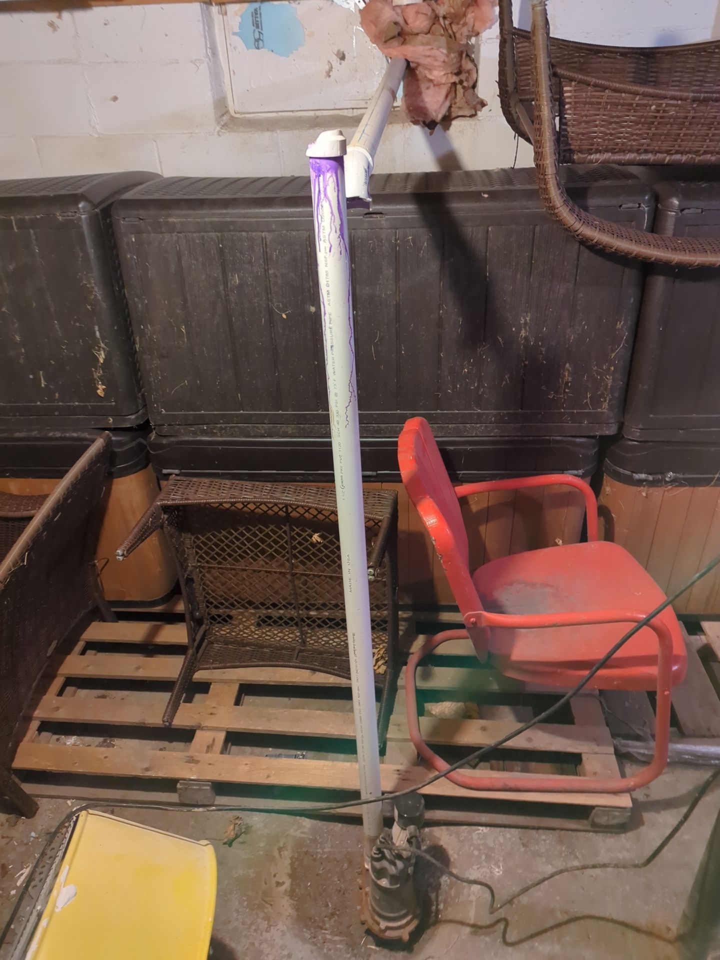 Basement Waterproofing using Drain tile system and a foundation wrap by ACE Waterproofing & Basement Solutions