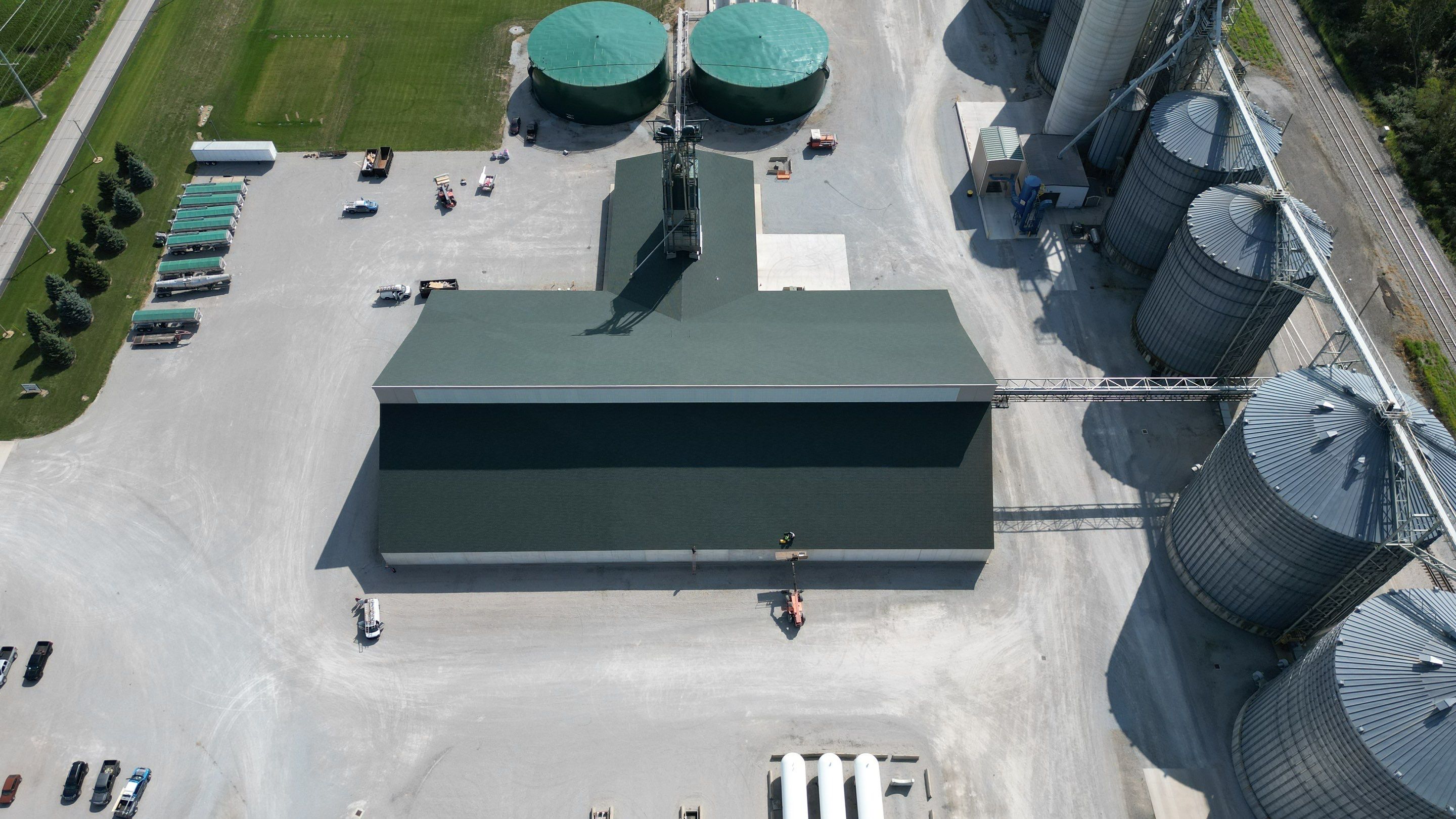 Commercial Roofing Installation using Timberline HDZ Shingles - Hunter Green by RoofX 