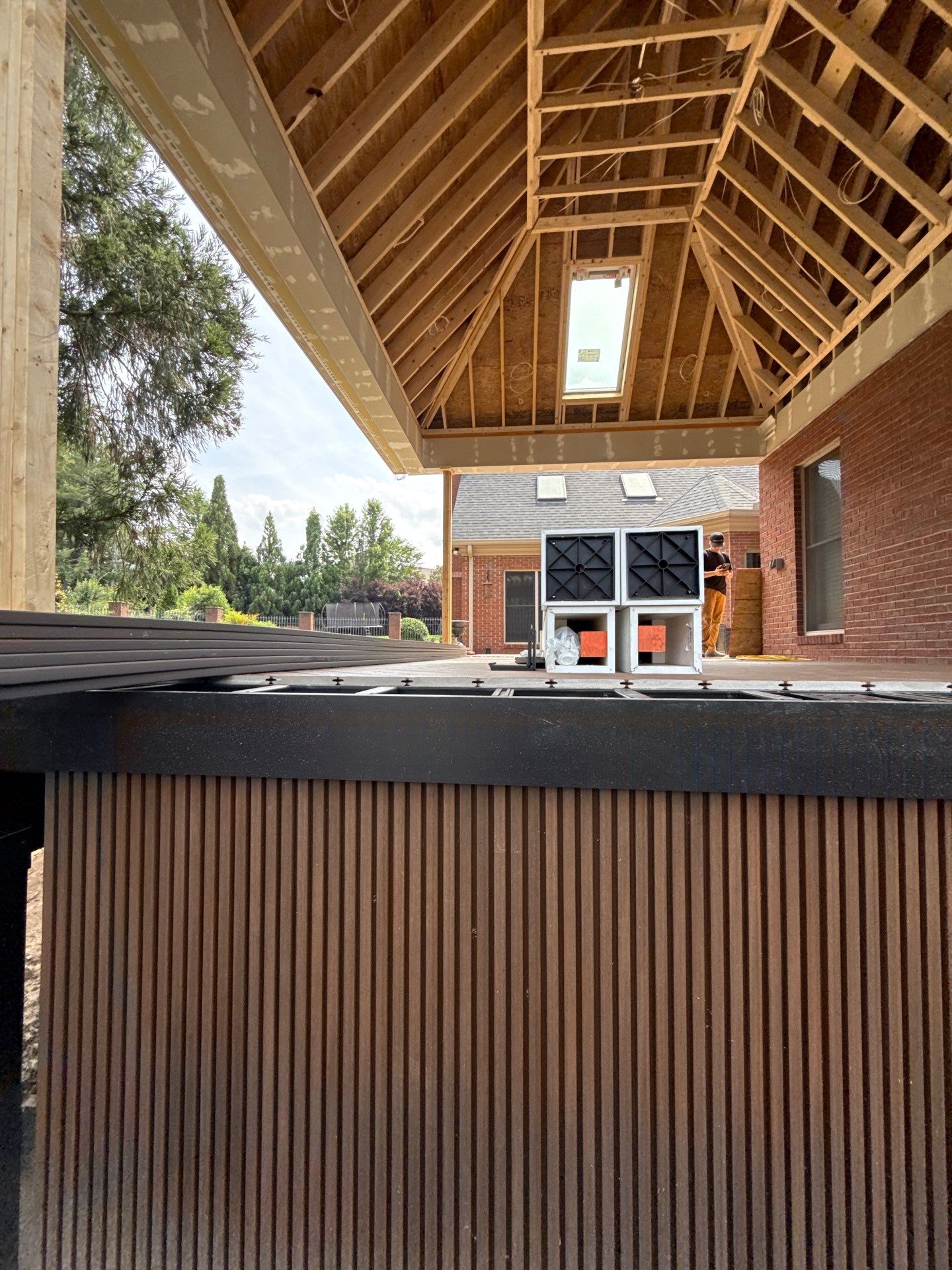 TimberTech Aluminum Deck Installation in Greer by Odio Custom Builders
