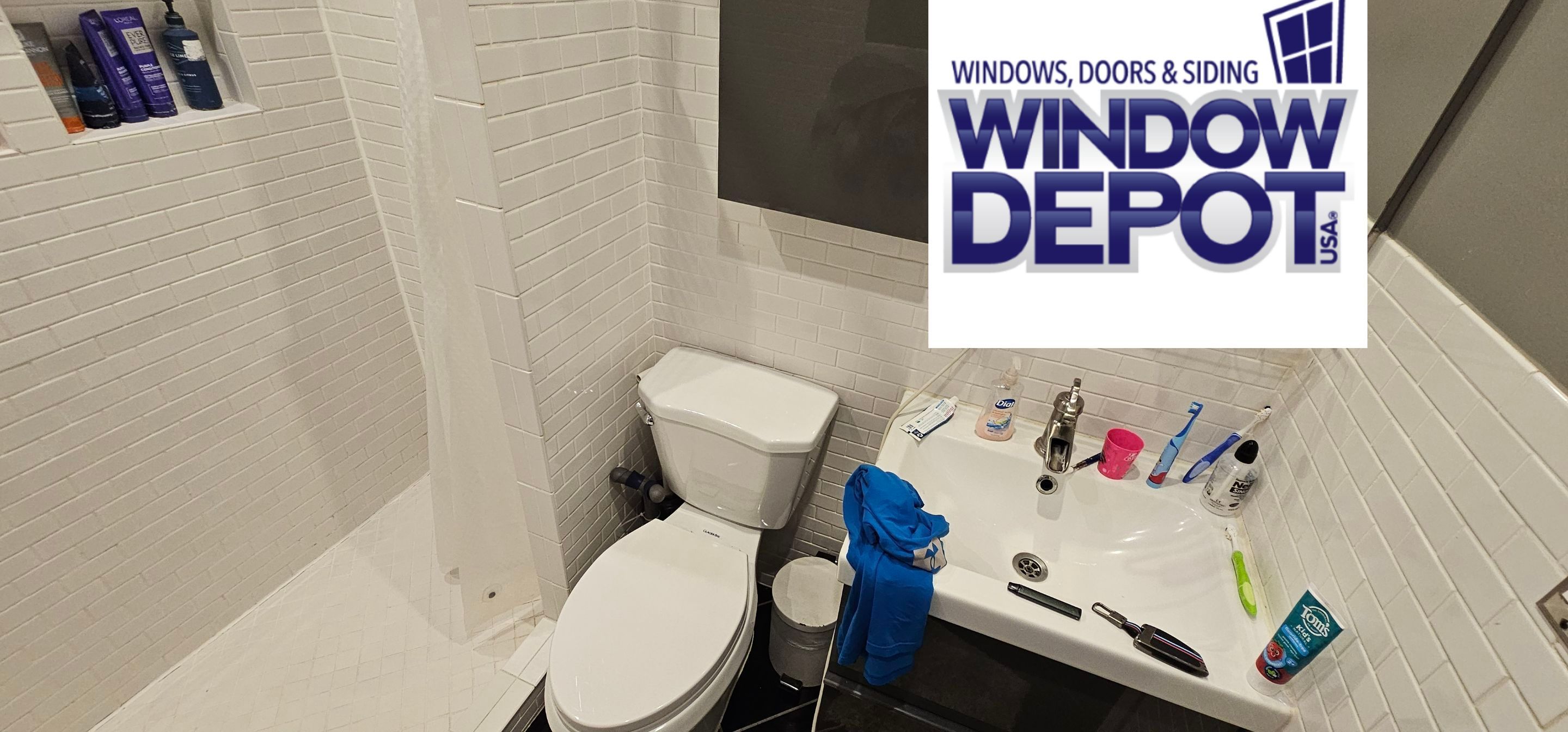 Bathroom renovation by Window Depot of Annapolis