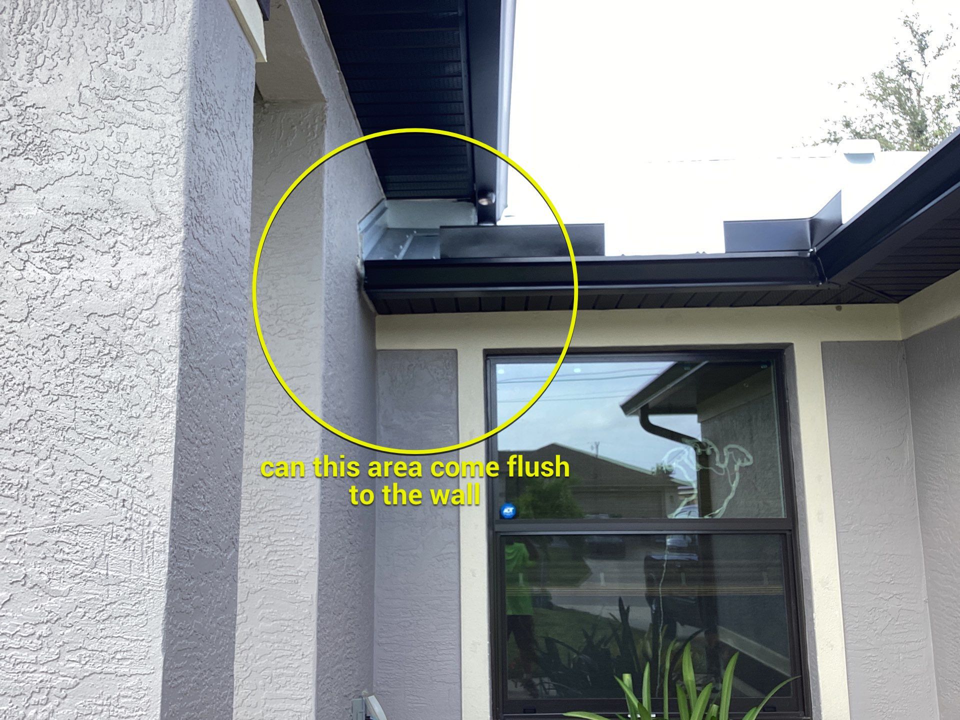 Black Aluminum Gutters Installed in Cape Coral FL by Gutter Professors