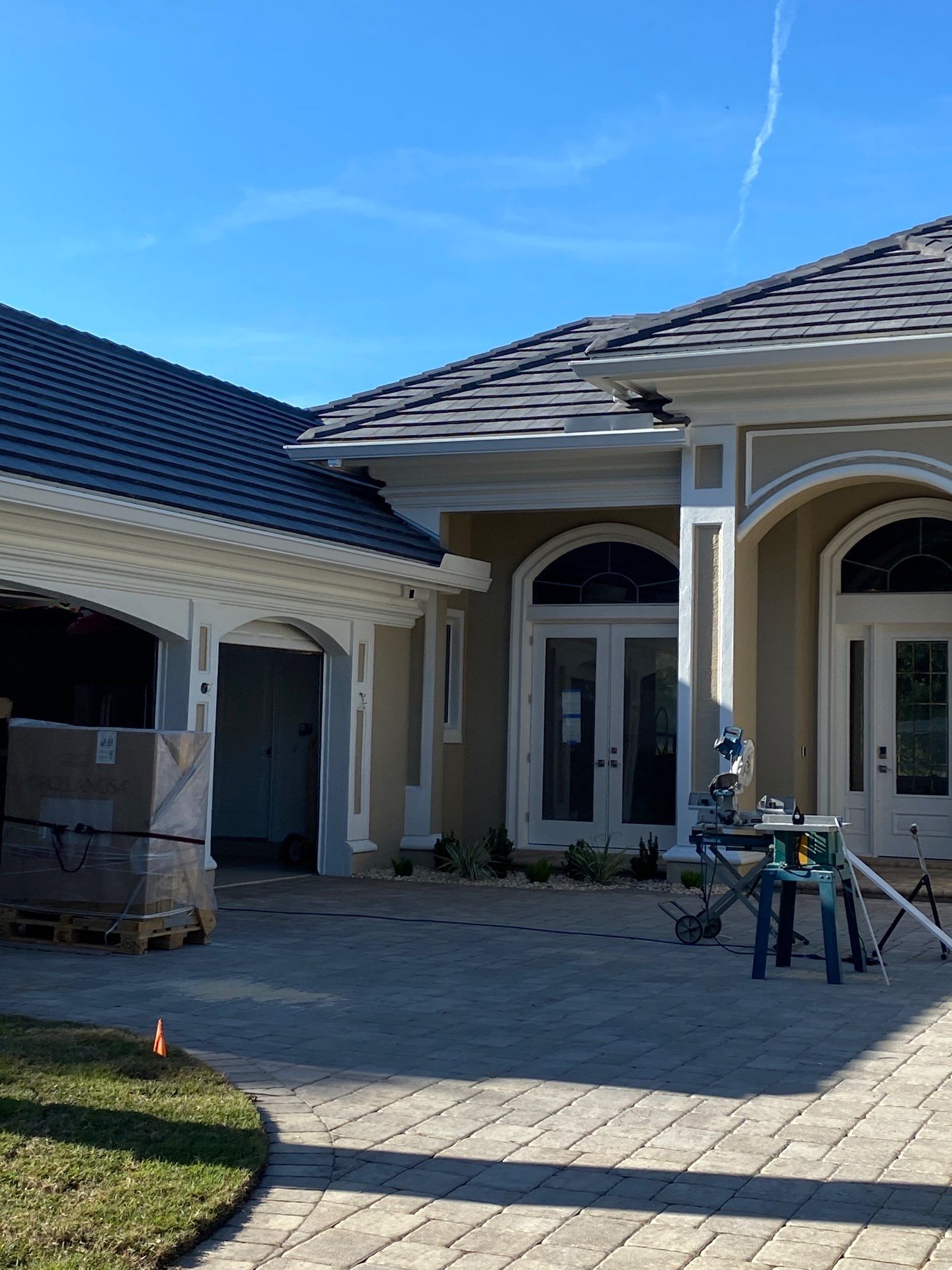 Splash Guard installation in Naples FL by Gutter Professors