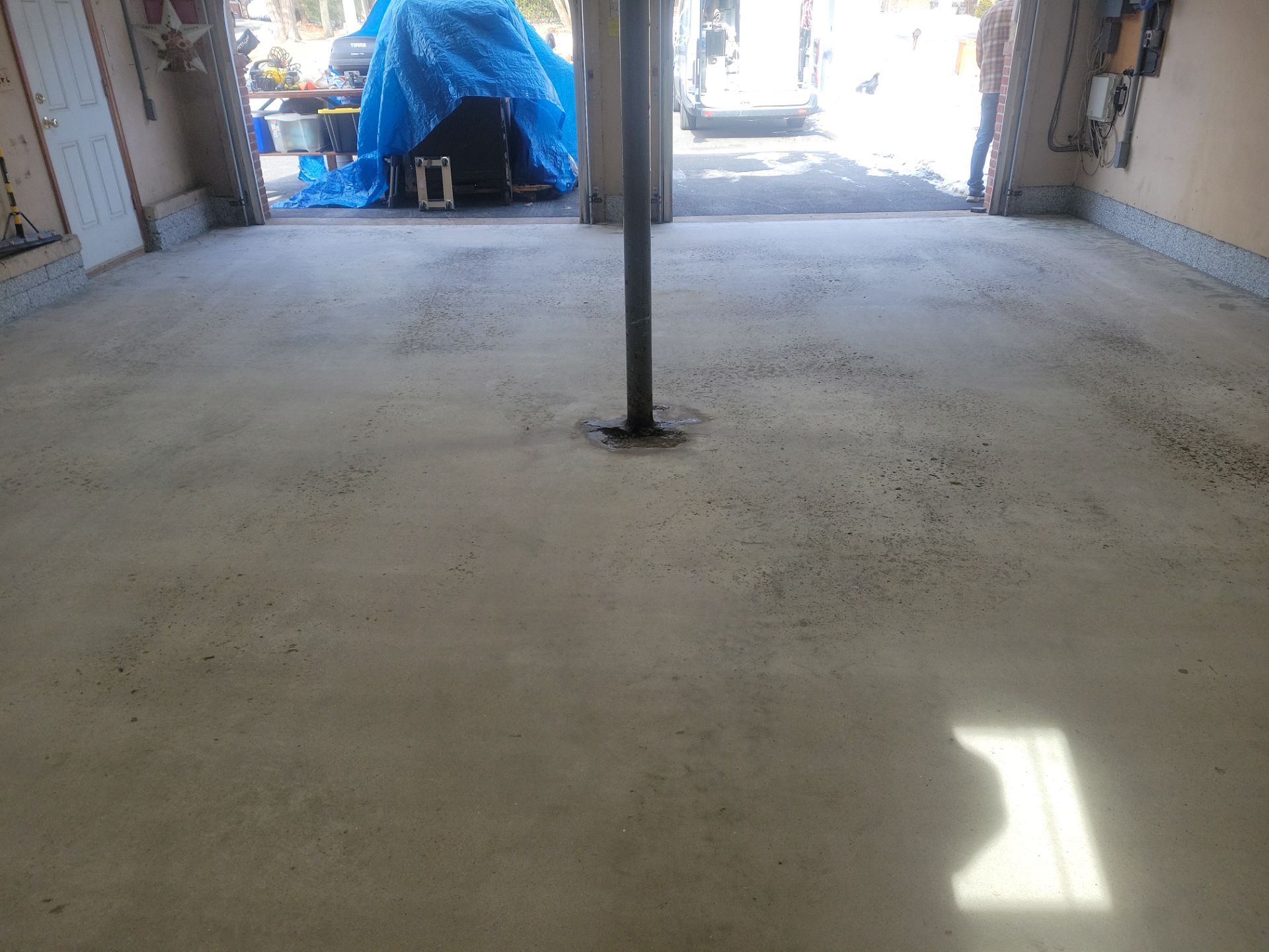 Garage Floor Coated by Spectrum Painting, LLC
