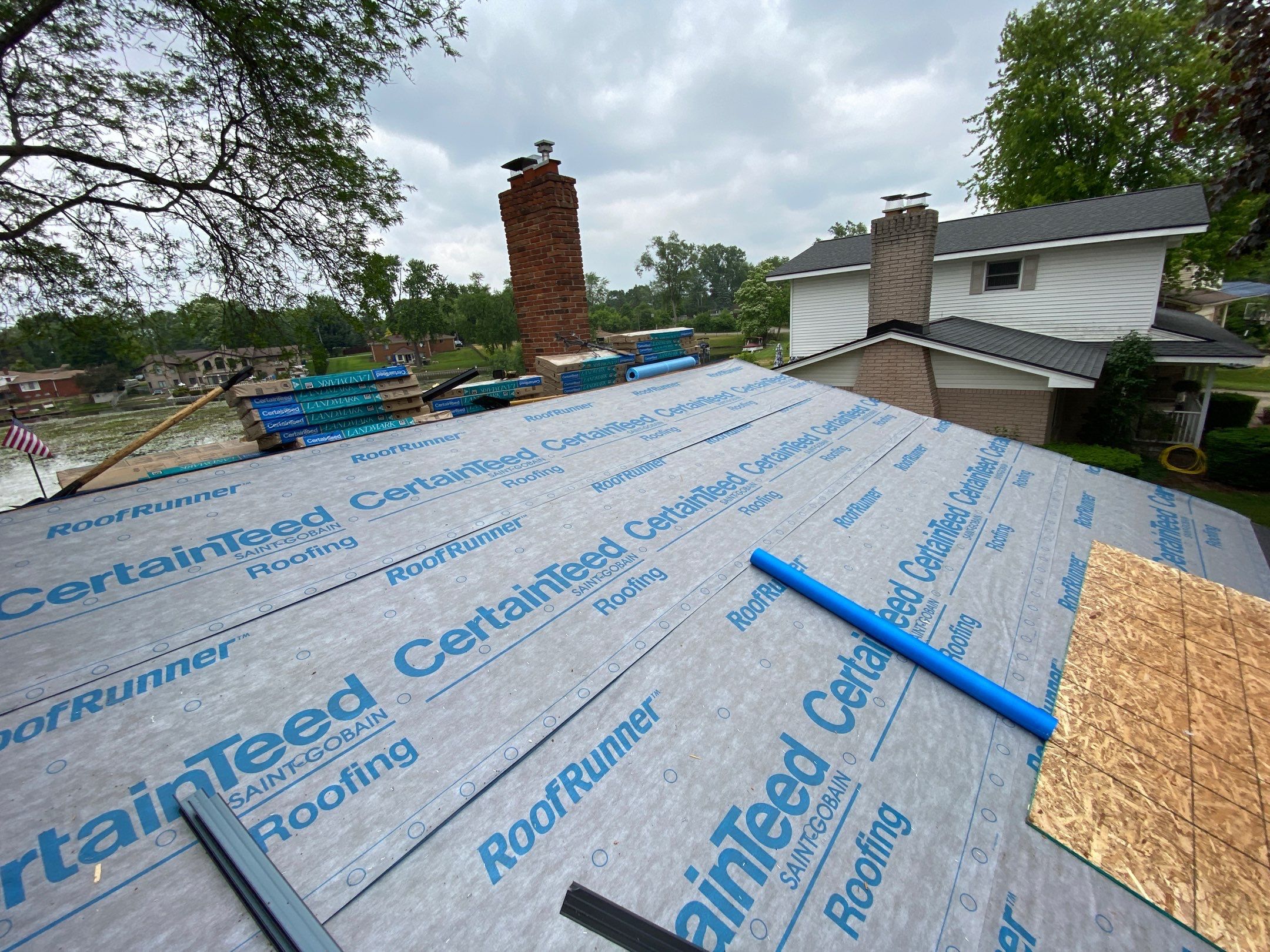 Roof Replacement using CertainTeed Landmark by 180 Contractors