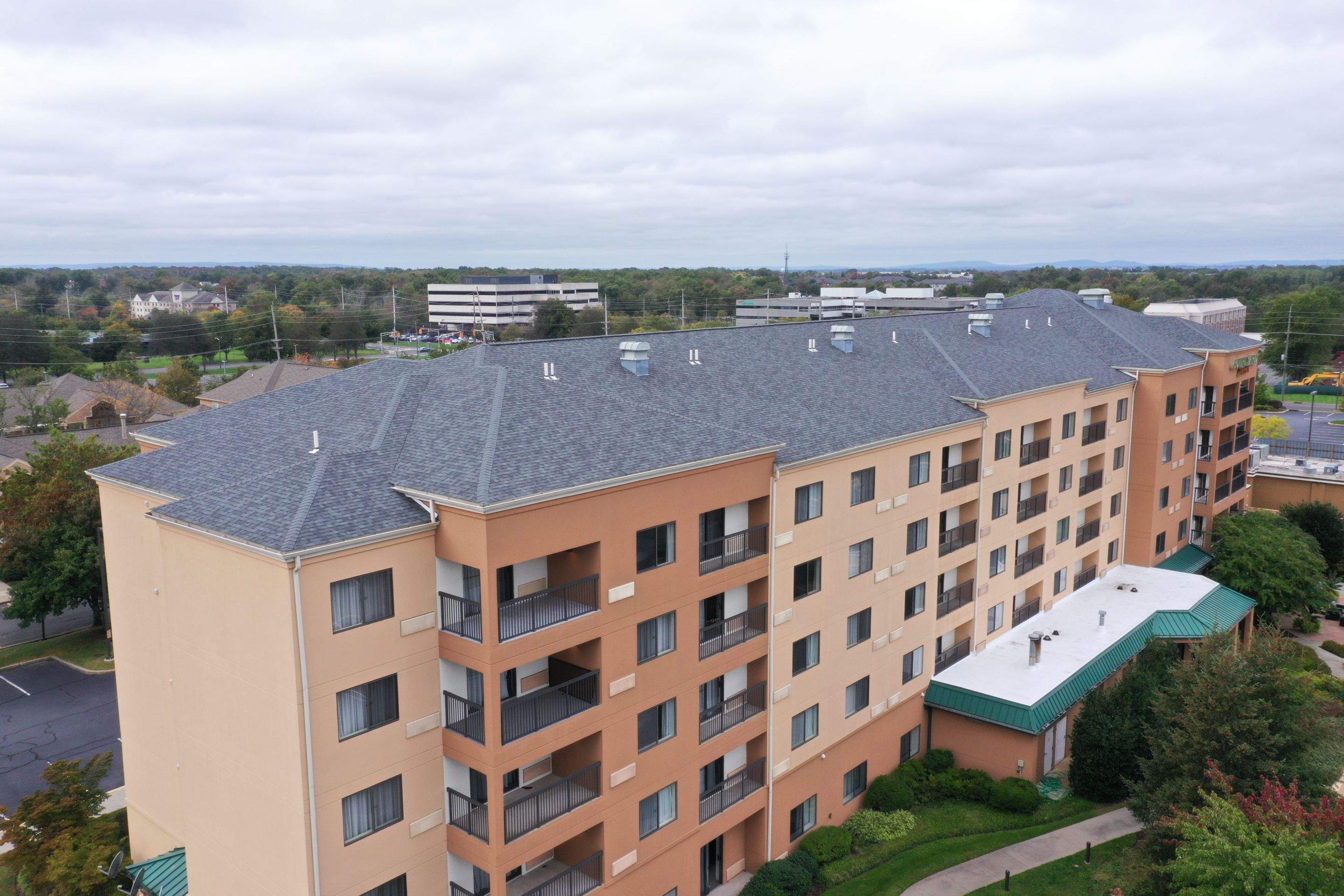 Commercial Roofing Installation using Owens Corning Duration by All Site Roofing