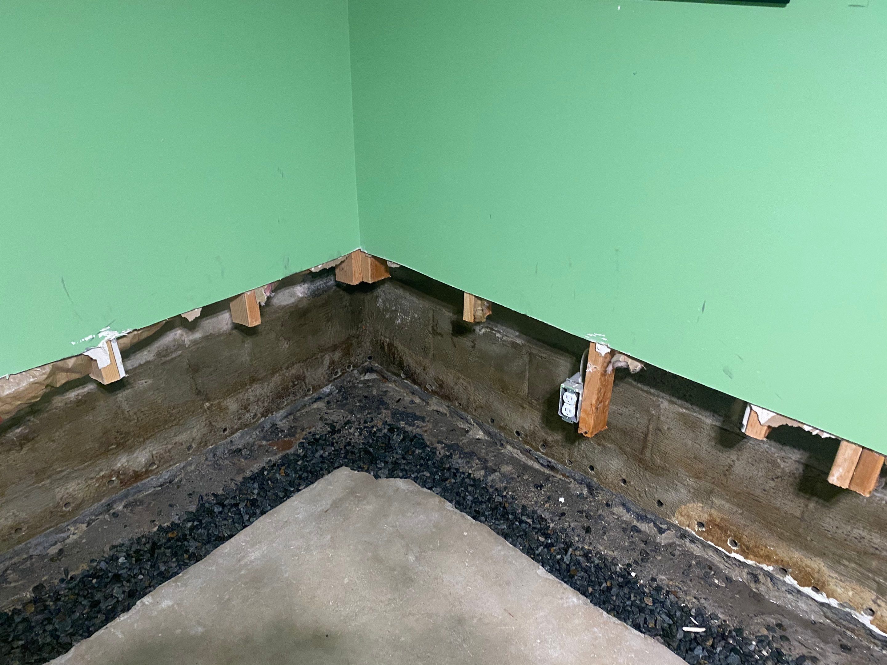 Interior French Drain Job in West Orange, NJ by Pure Service Pro, LLC 