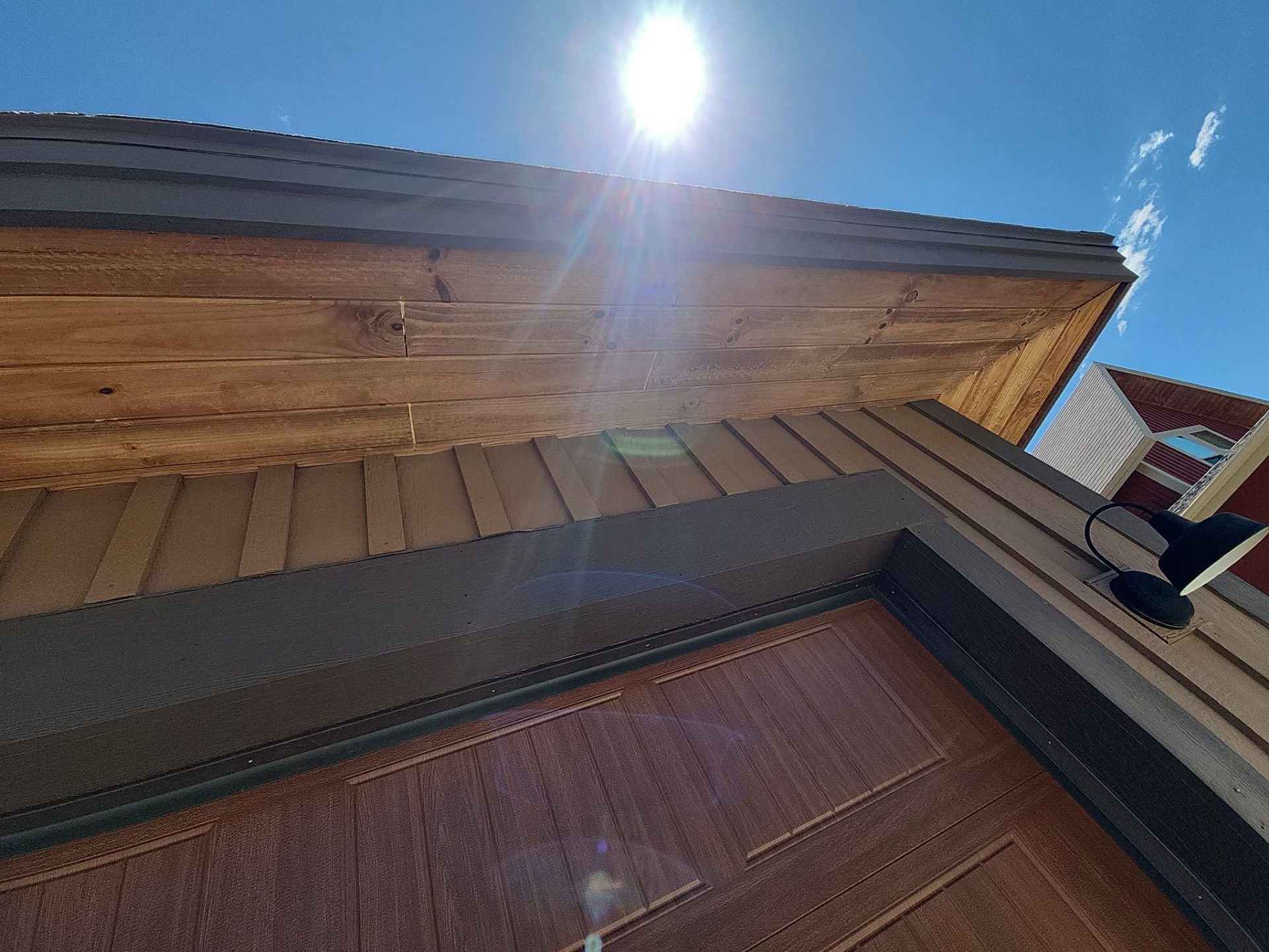 Exterior Painting Using Stain by Wheatley Creek Services