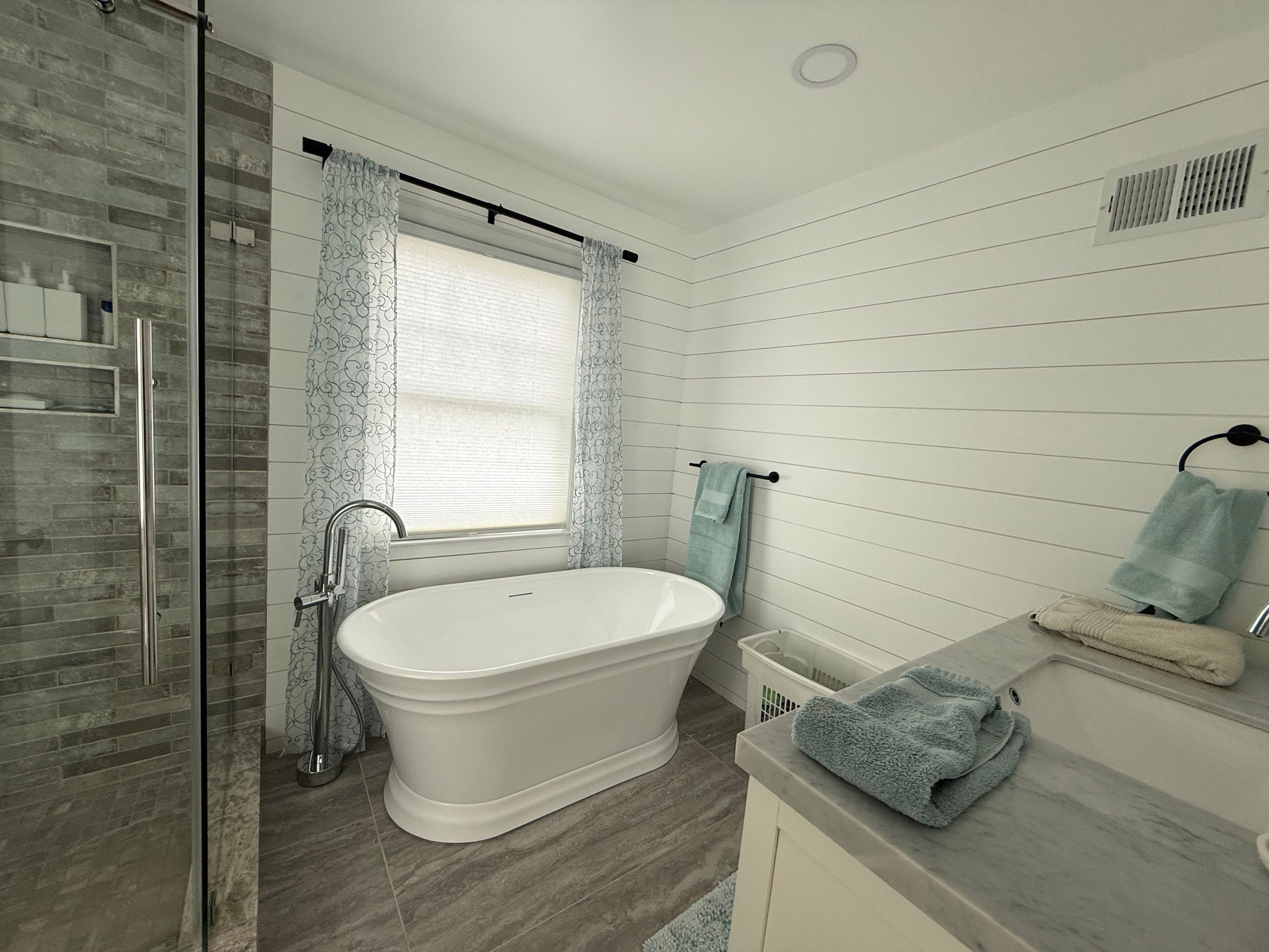 Bathroom Remodel using Tile by Home Concepts Construction