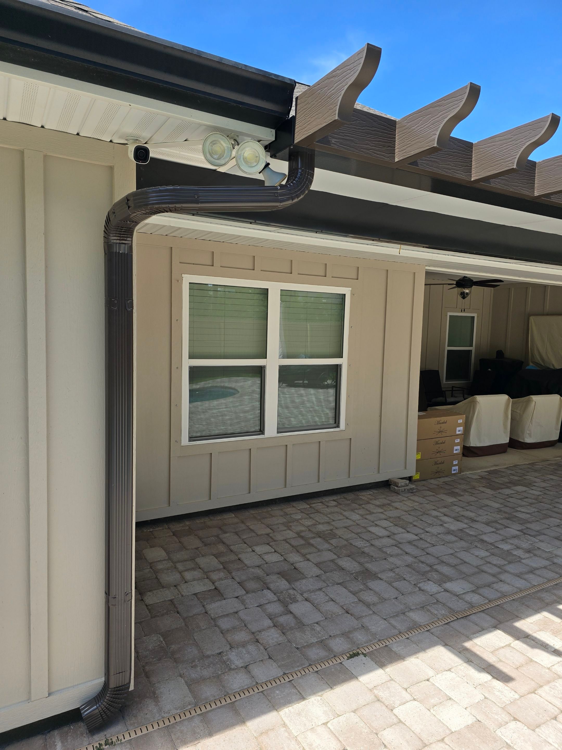Patio Cover using Colorbeam by Titan Sunrooms