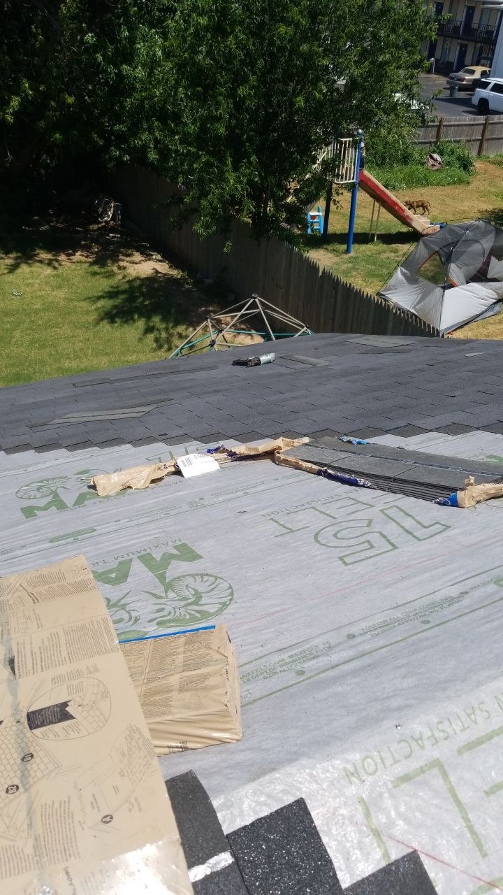 Residential Roofing Installation using GAF Royal Sovereign by A & H Roofing and Contracting