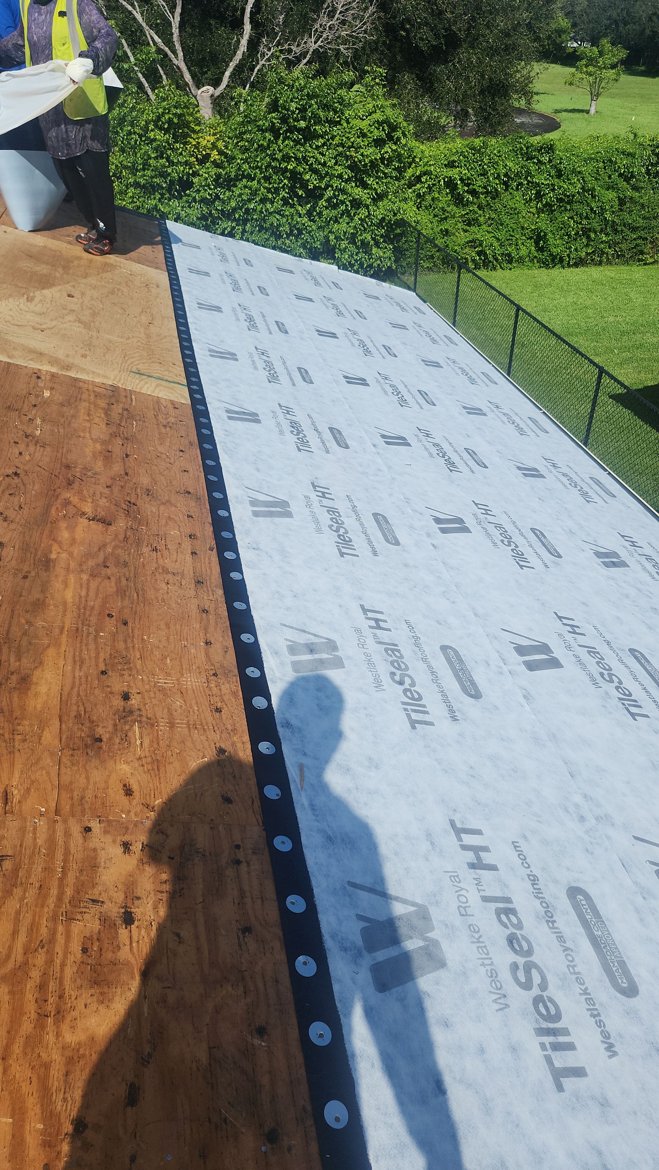 Residential Concrete Tile Roof Replacement and Deck Repair in Miramar by Aastro Roofing