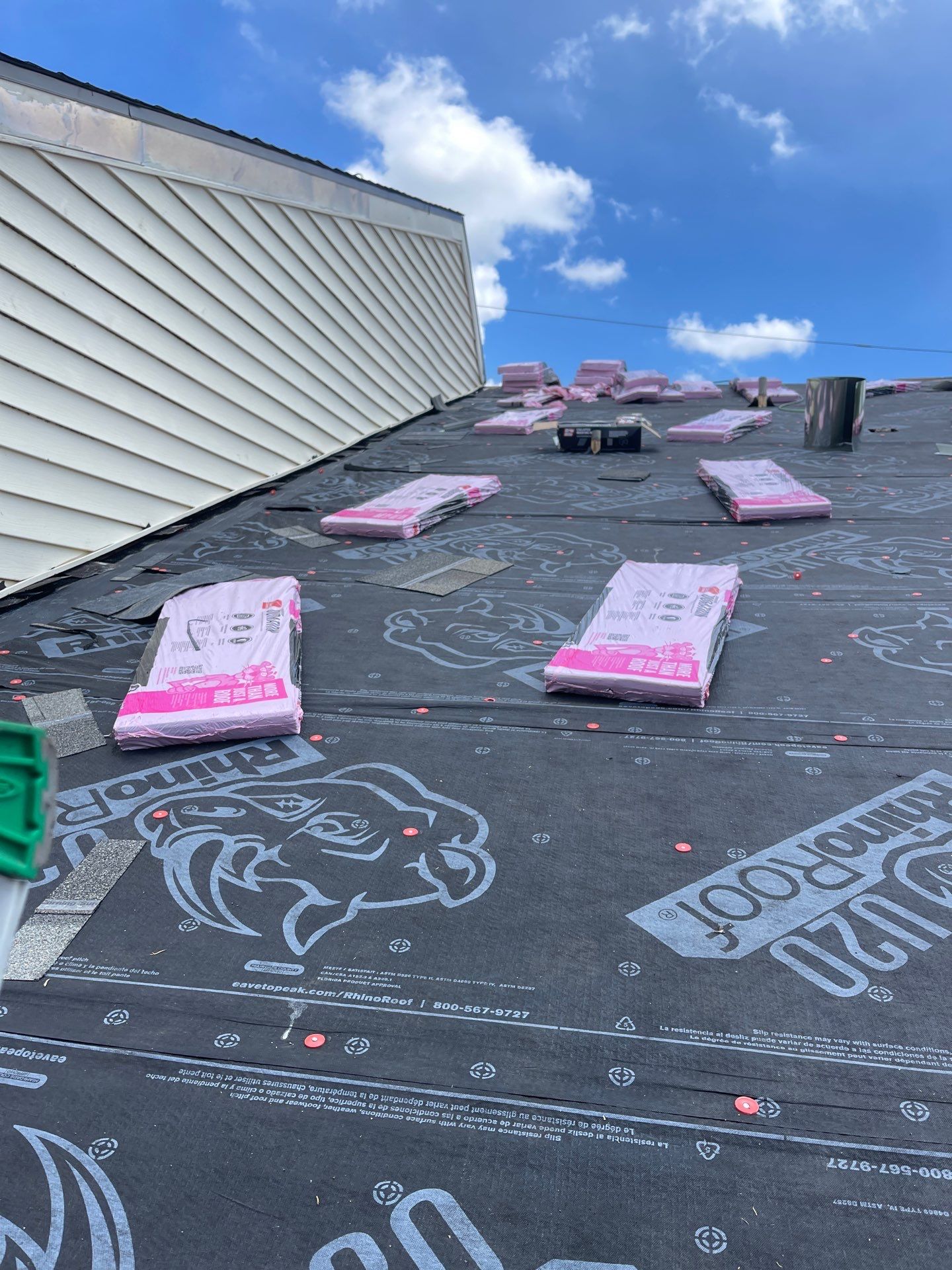Residential Roofing Installation using Owen's Corning Duration (Lifetime) Shingles by Roof Repair Company