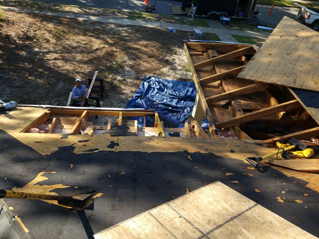 Residential Roofing Installation using Roof Replacement by American Roofing & Construction LLC