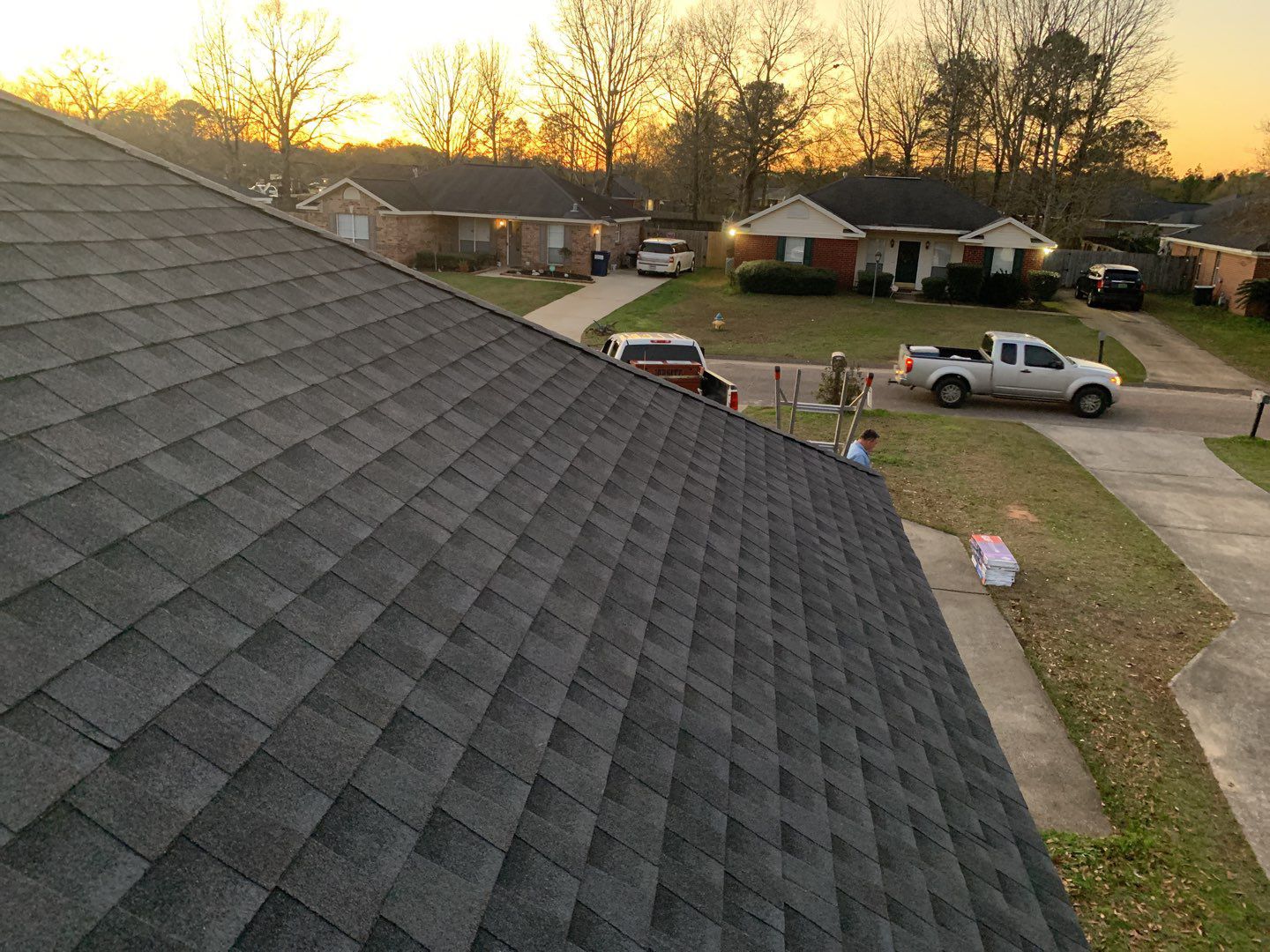 Residential Roofing Installation using Roof Replacement by American Roofing & Construction LLC