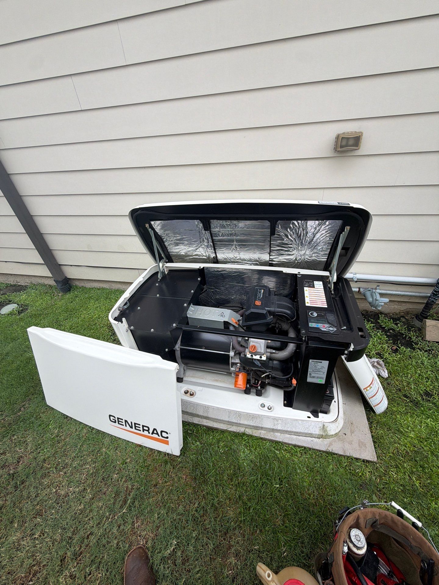 Residential Generac Standby Generator Preventative Maintenance in Conroe, Texas by GenTex Elite Services