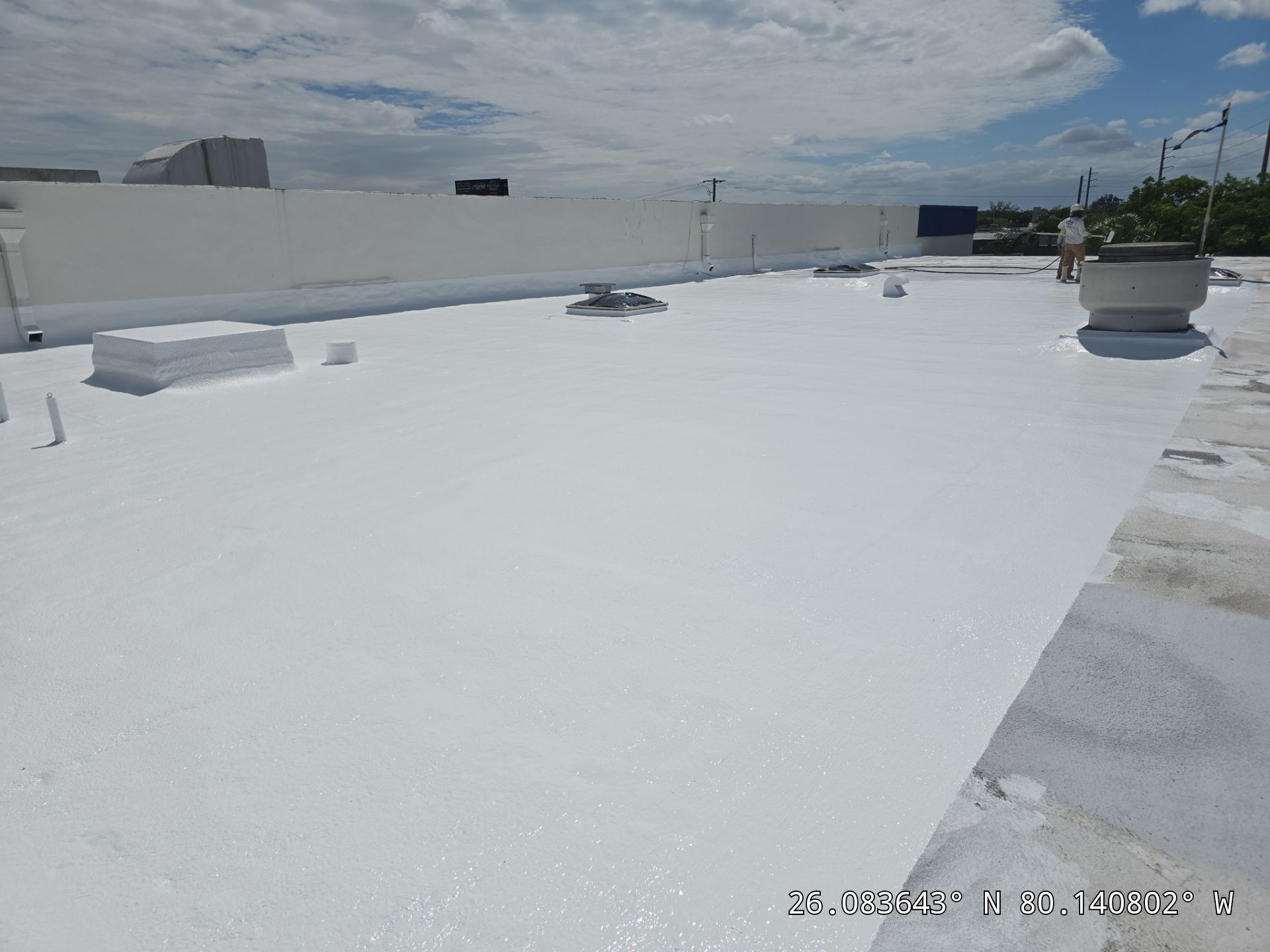 Fort Lauderdale Commercial Roof Restoration and Reflective Coating Installation by Roof King LLC