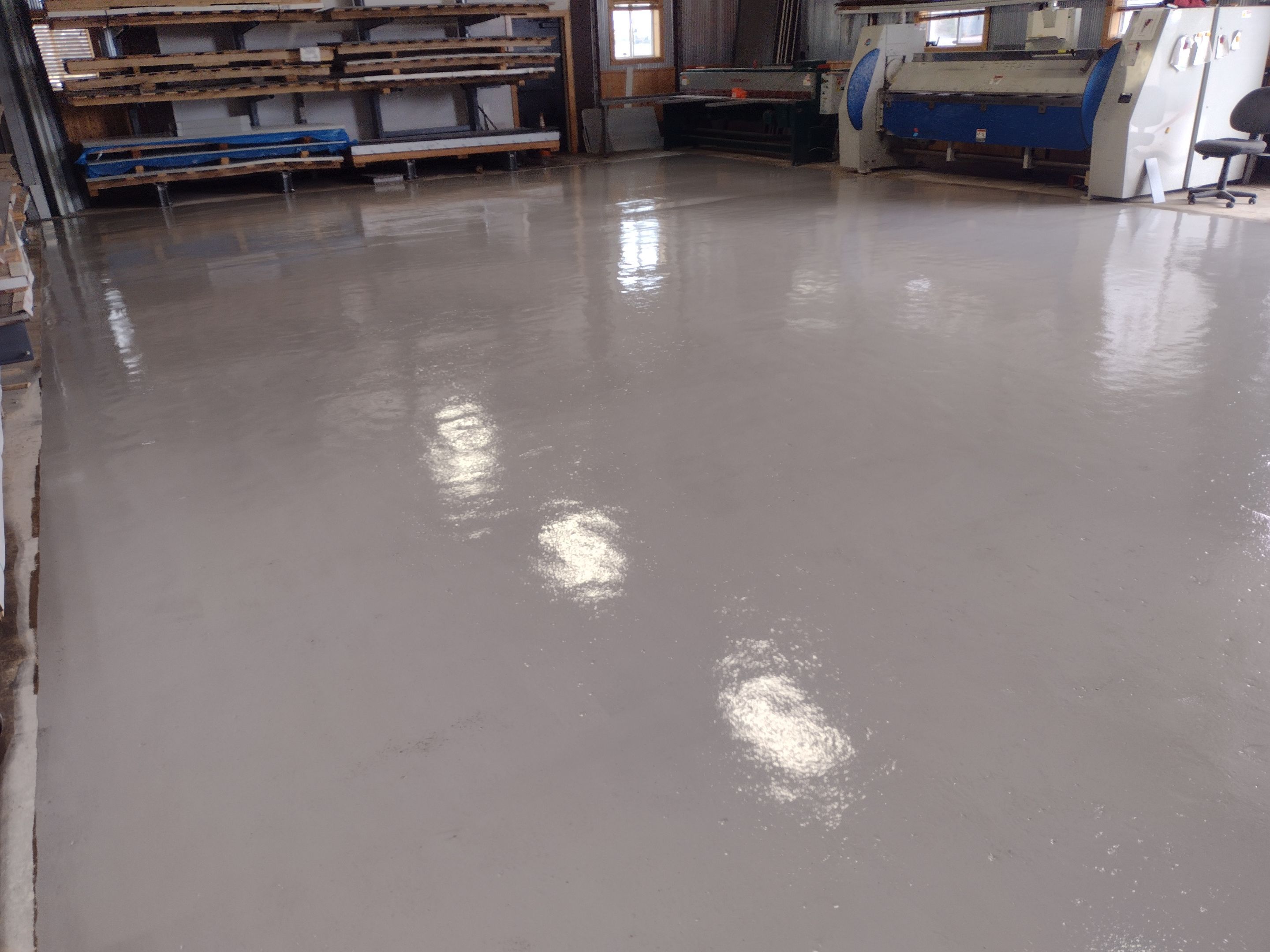 Garage using Solid Color by Select Painting, Coatings & Garage Cabinets