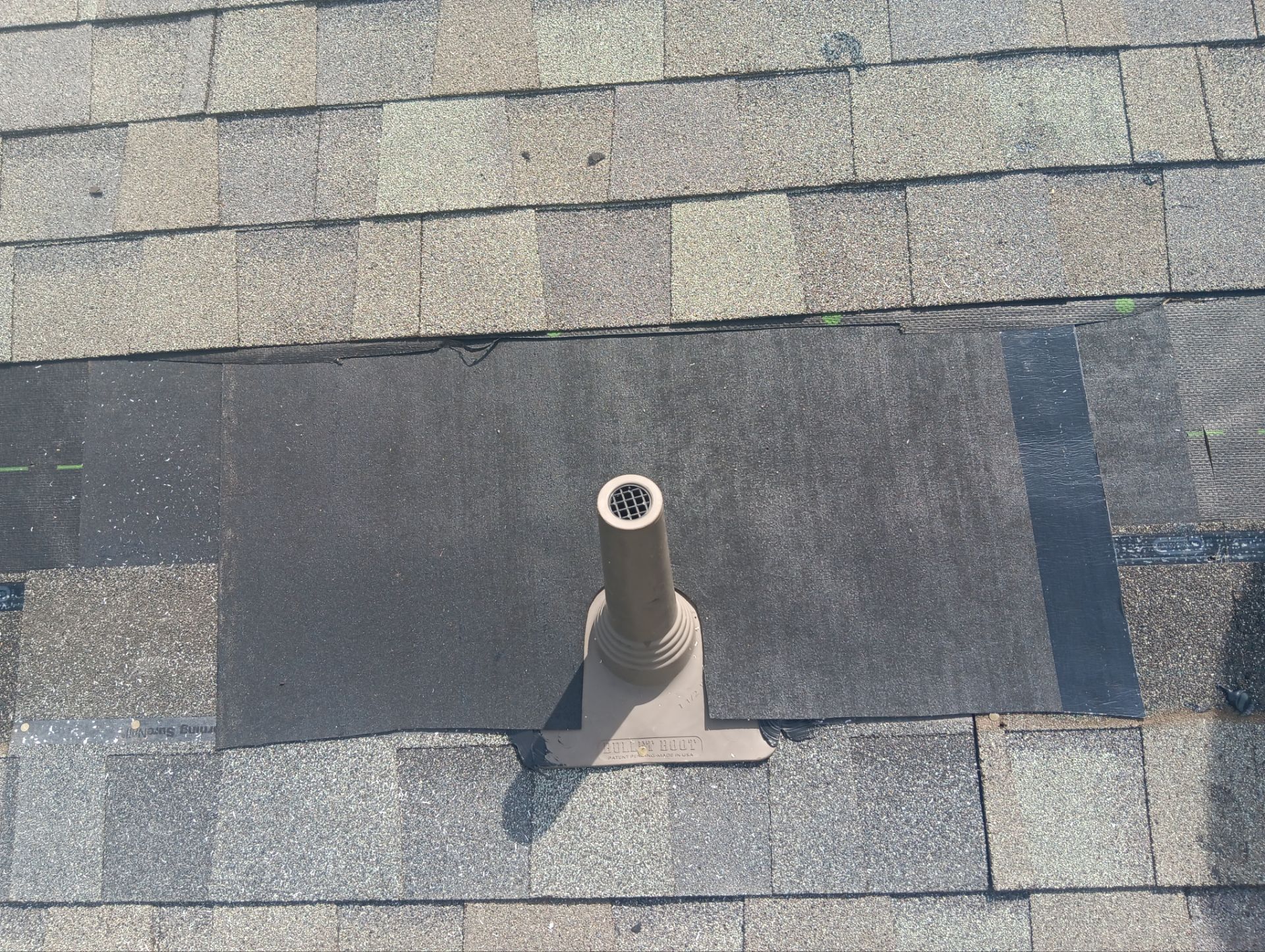 Hail Damage using Owen's Corning Duration (Lifetime) Shingles by Roof Repair Company