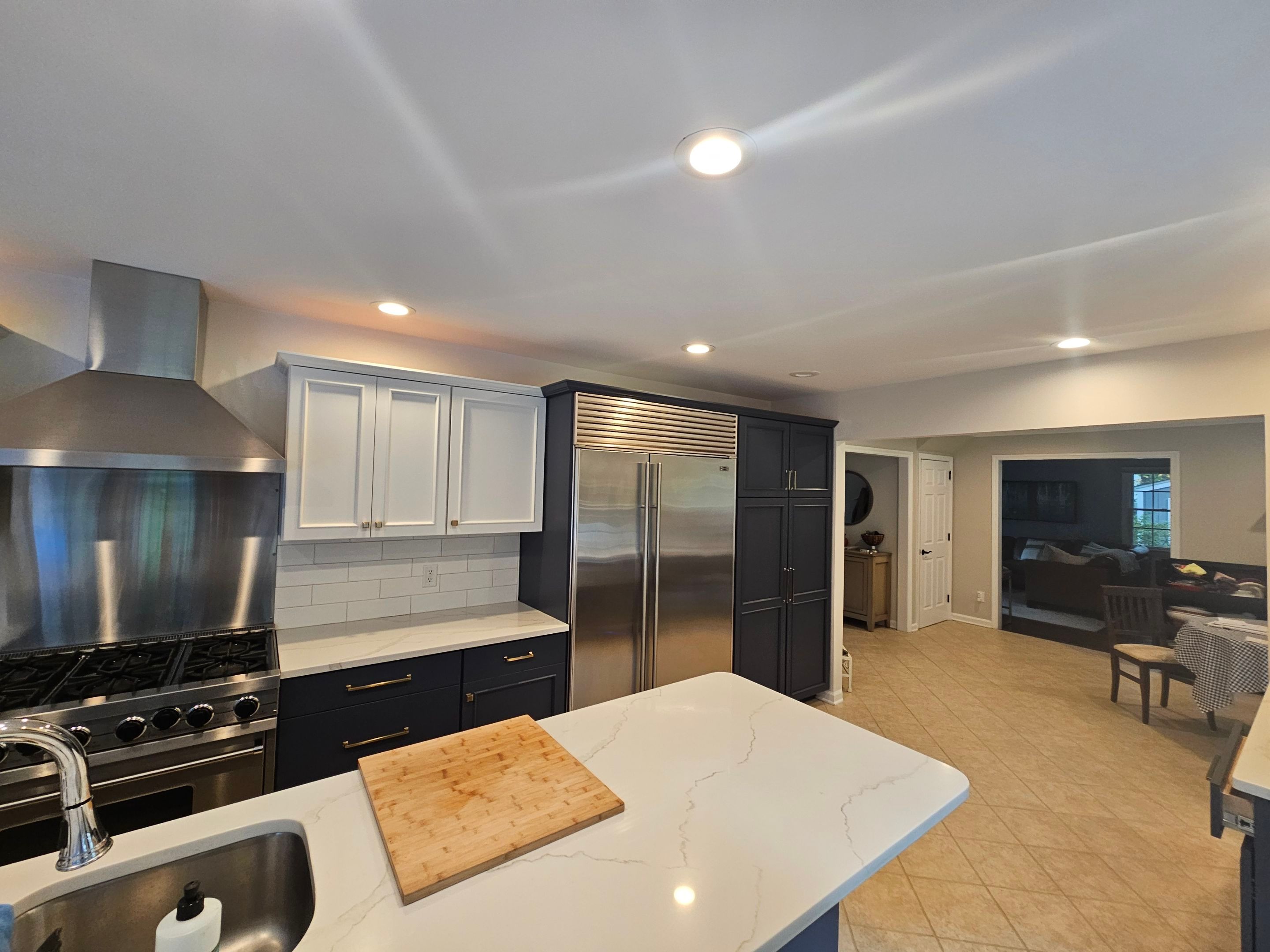 Chic Kitchen Cabinet Refinishing Project by Spectrum Painting, LLC