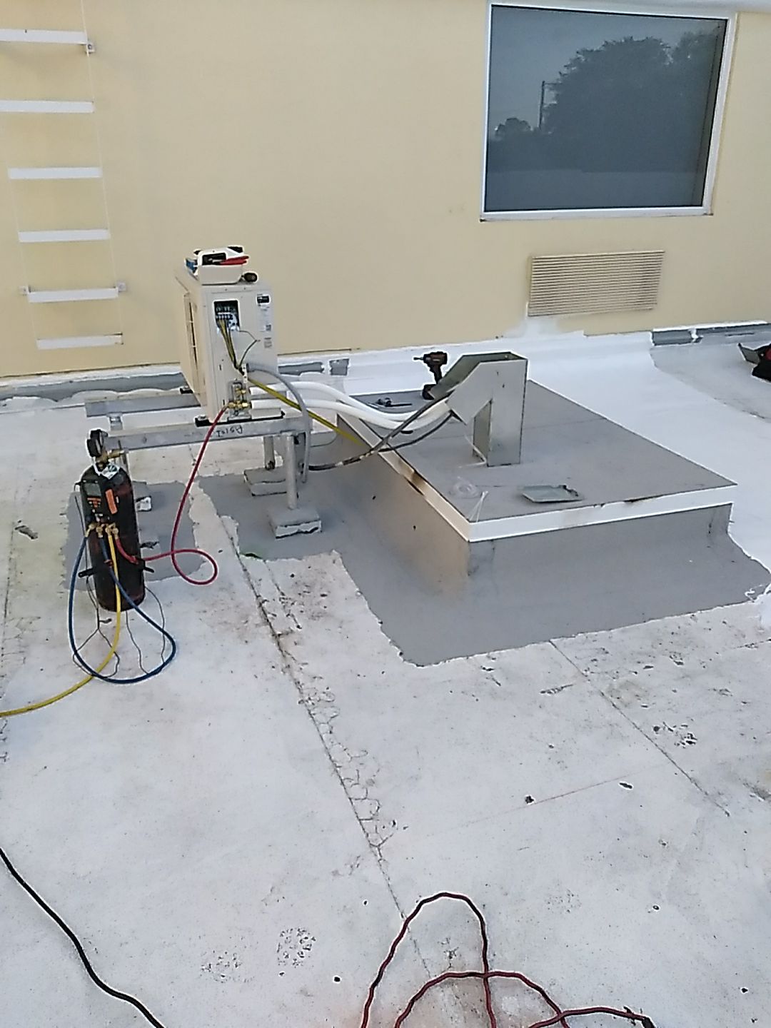 Commercial Flat Roof Repair and HVAC Curb Installation in Boca Raton by Aastro Roofing