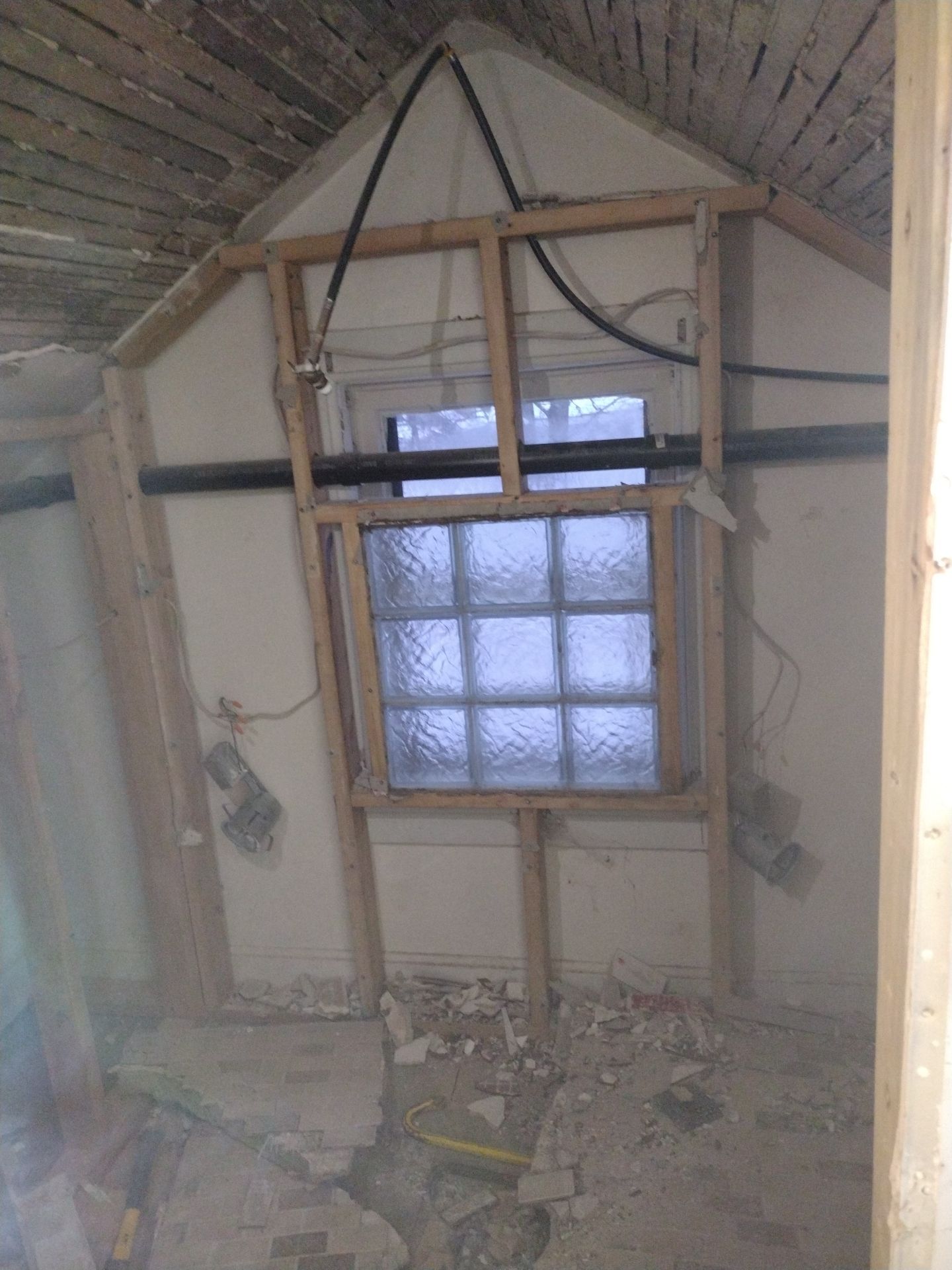 Shower Remodel & Ceiling Restoration – Correcting Water Damage and Rebuilding Right by Johnny Five Construction 