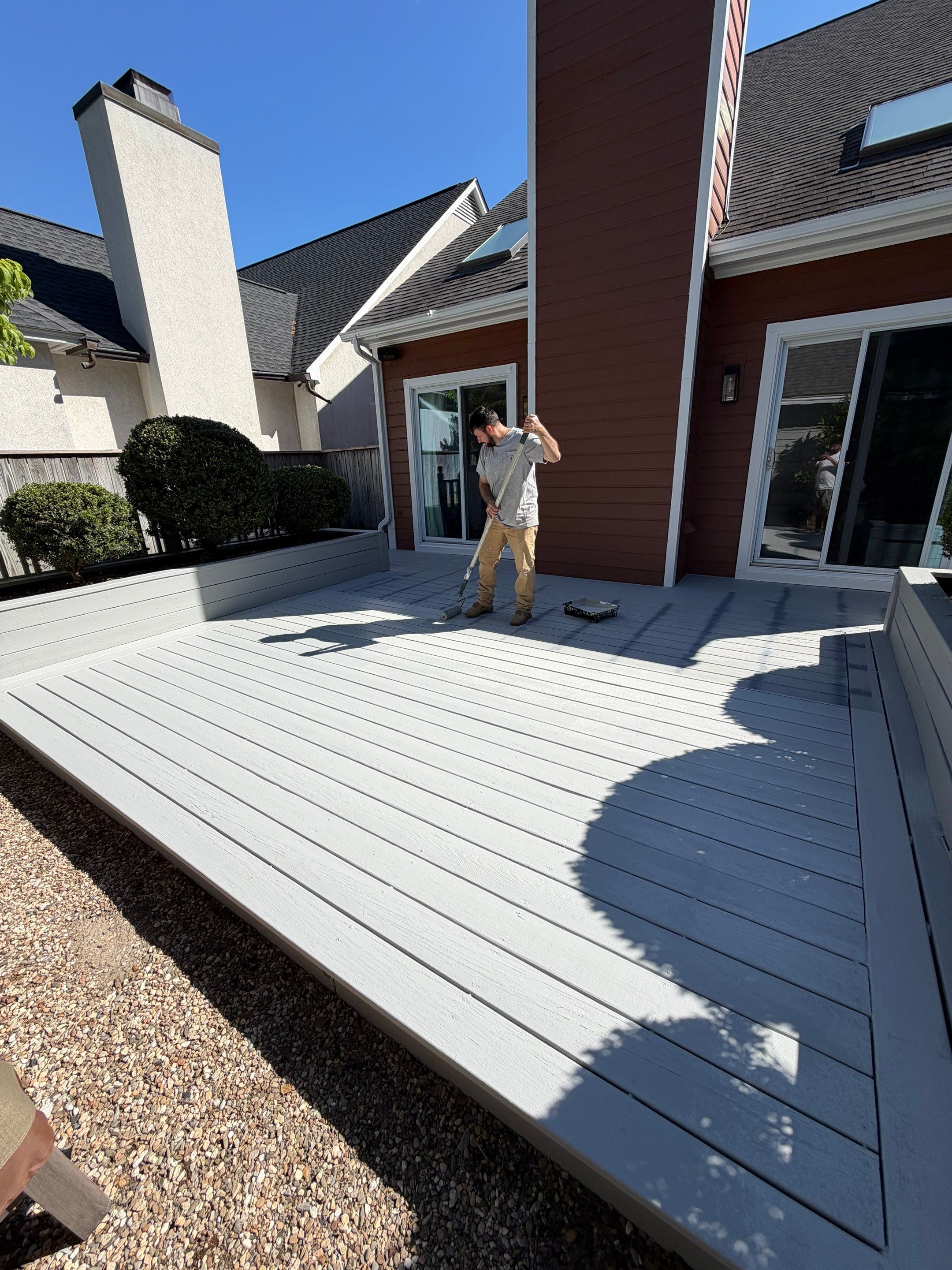 Deck and Fence Powerwash and Staining in Richmond, VA by Graystone Group