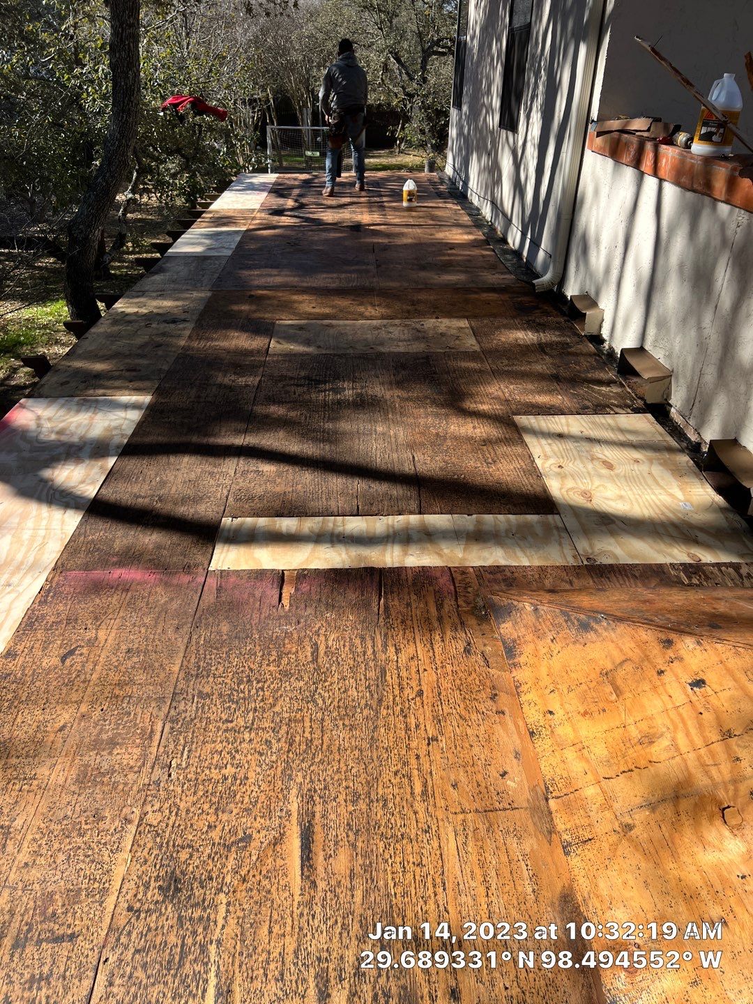 Residential Flat Roof Replacement using Mulehide Modified Bitumen Roofing by Premier Roofing and Contracting