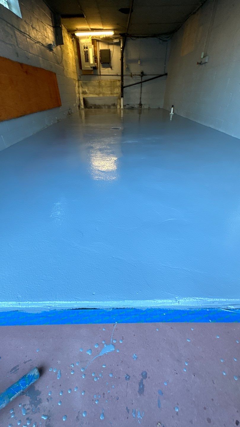 Basement + Garage Project in Pittsburgh by Floors in a Day, Inc