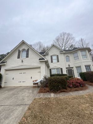 Exterior Painted Brick In Suwanee