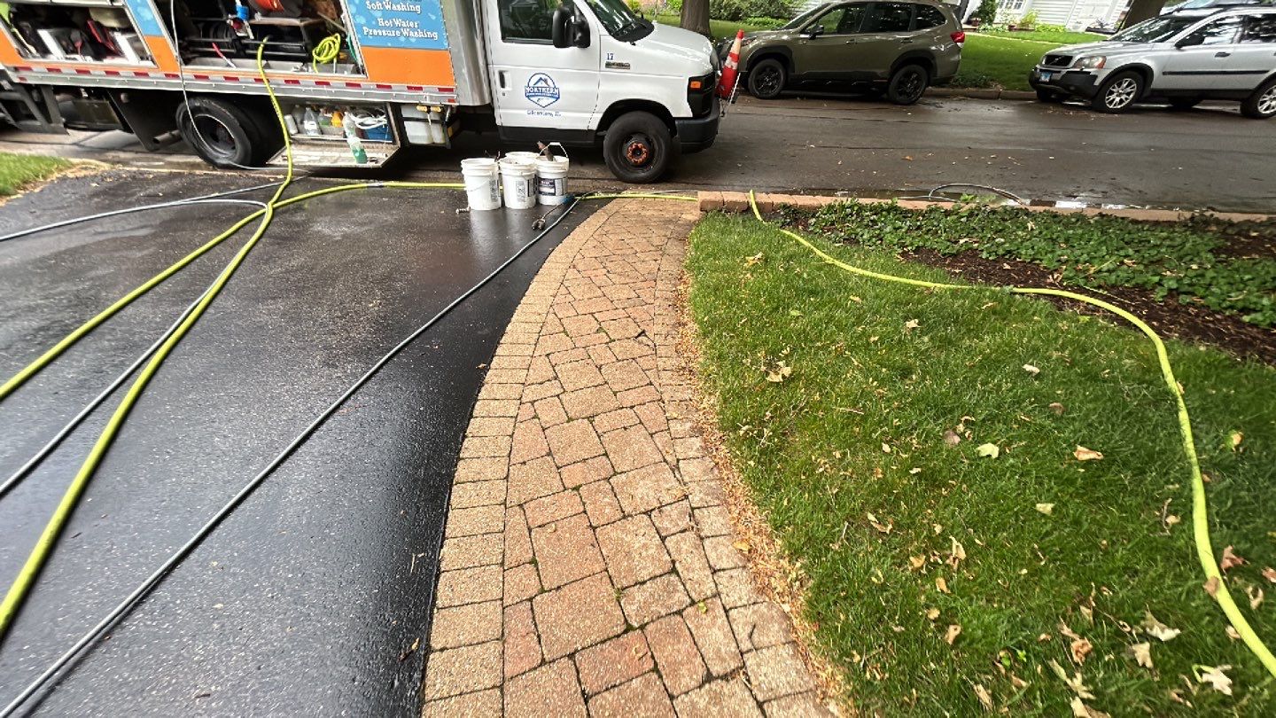 brick paver repair, clean and seal using Surebond SB-1300 by Northern Power Washing LLC.