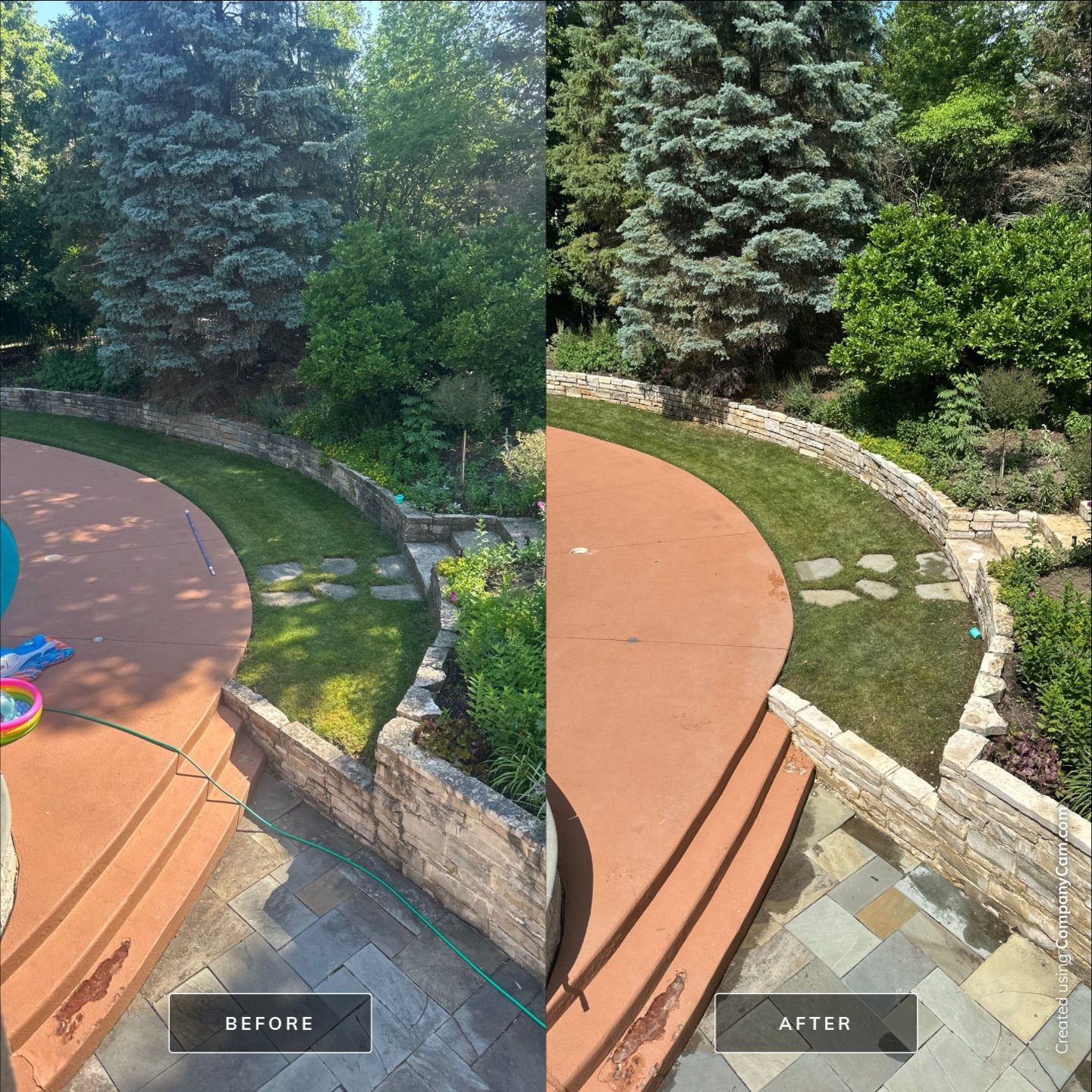 Project in South Barrington by Simmons Power & Soft Washing