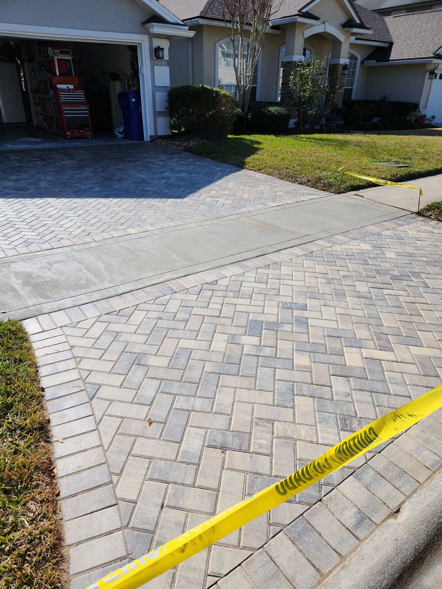 Pavers using Concrete Sealant by DuraSeal