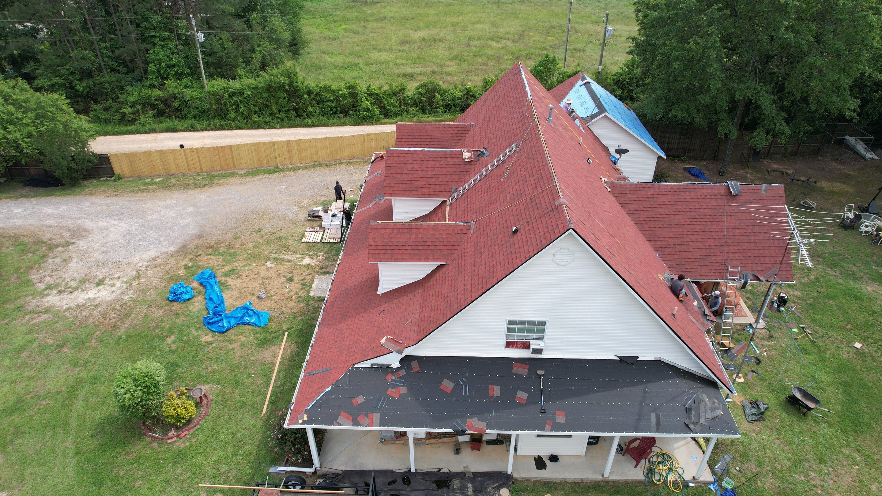 Residential Roofing Installation using GAF Timberline HDZ by Hostetler Roofing