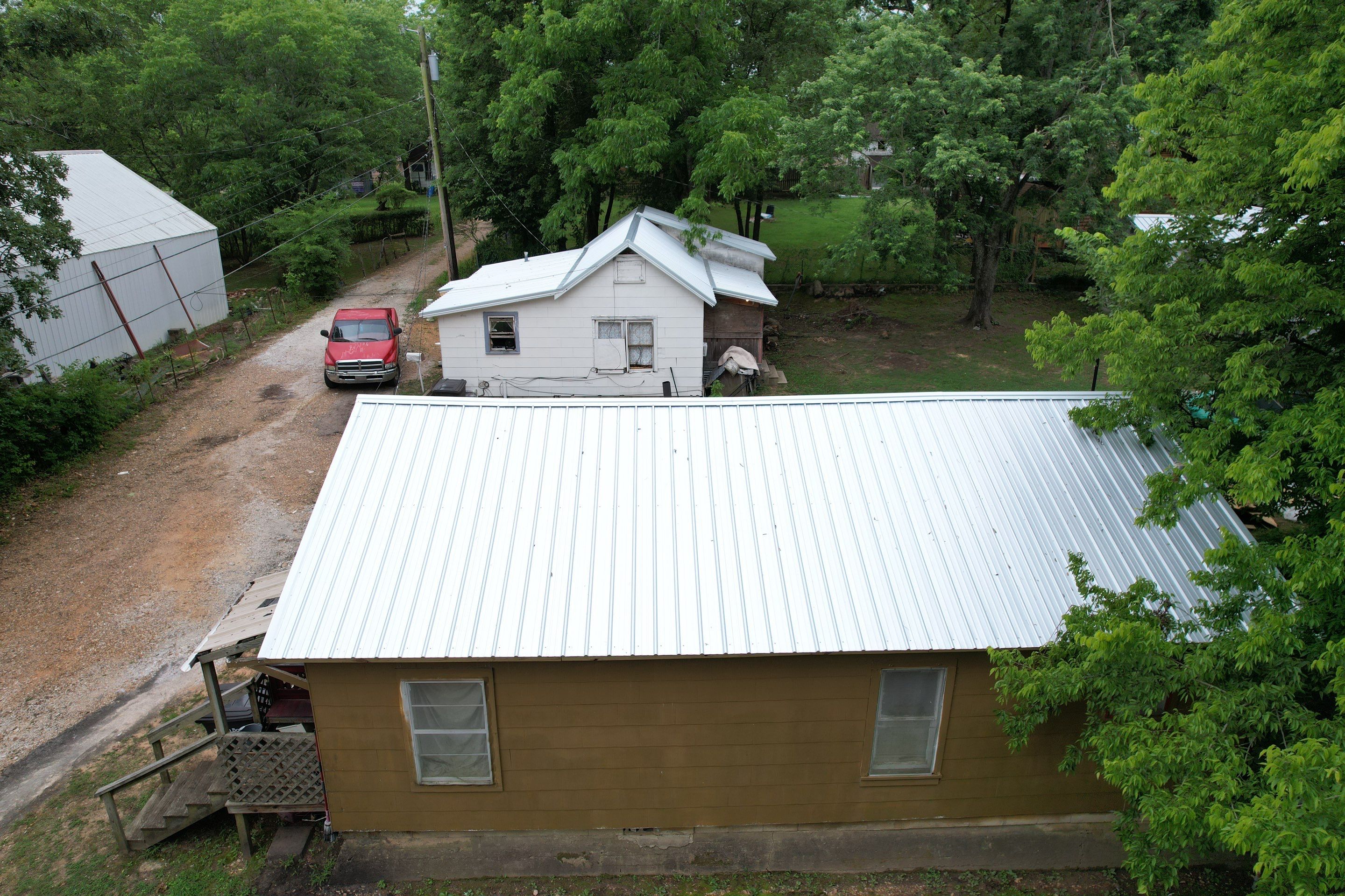 Residential Roofing Installation using 29 Gauge Galvalume Metal by Hostetler Roofing