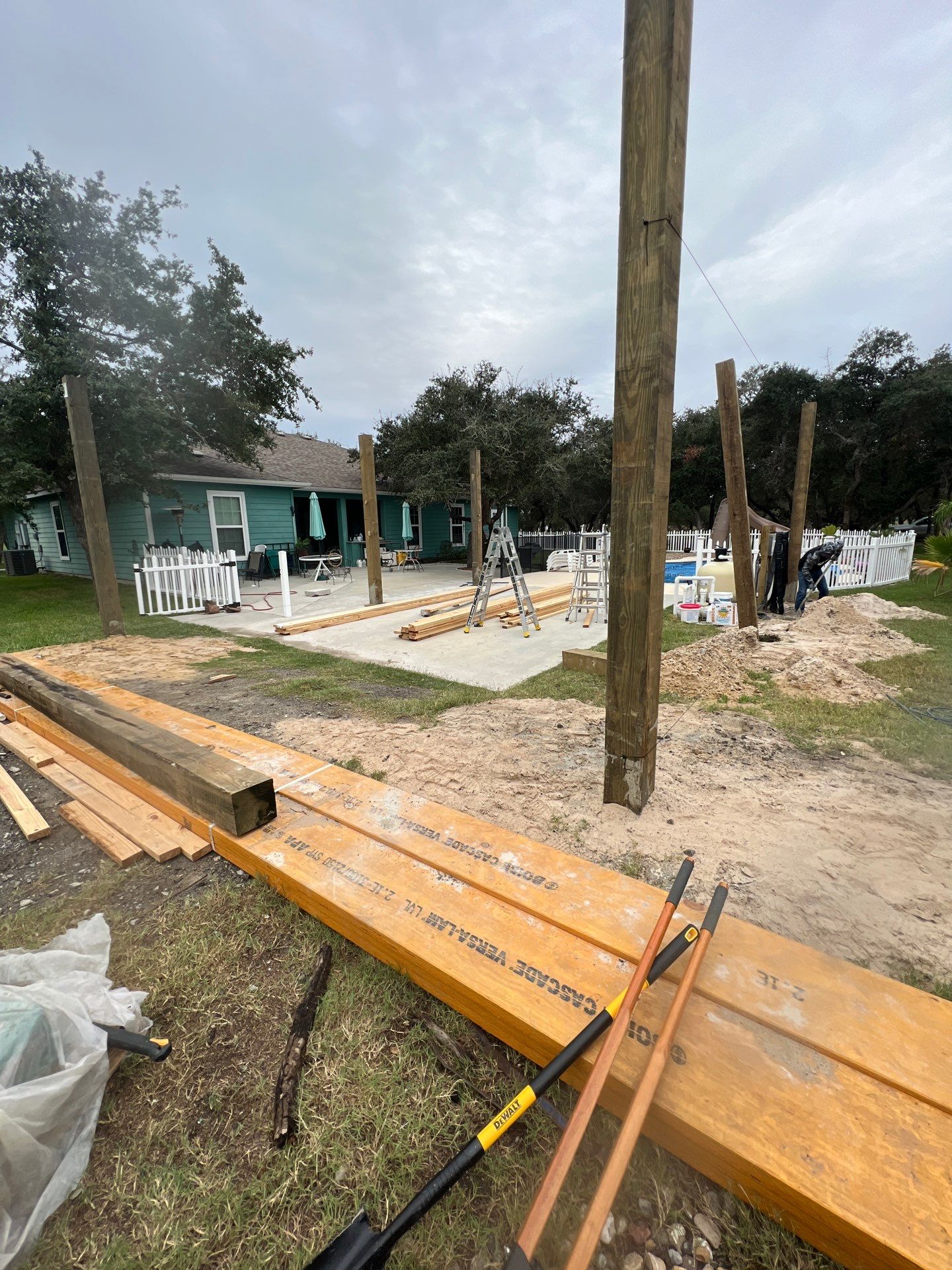 Poolside Pink Top by Bayfront Roofing and Construction