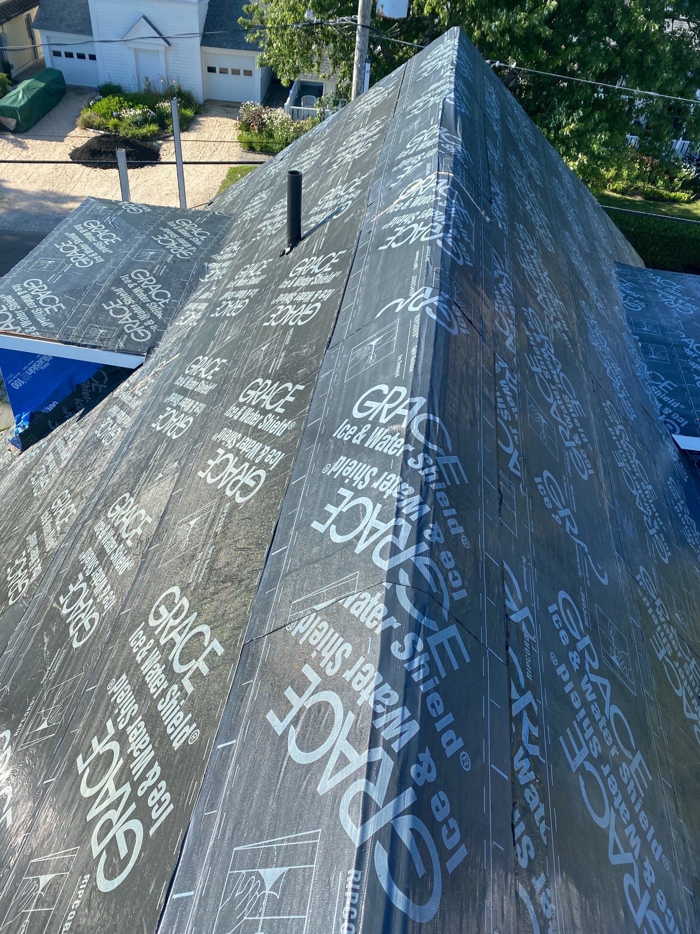 Standing Seam Aluminum Roof Installation by Lecla Home Improvements and Roofing INC