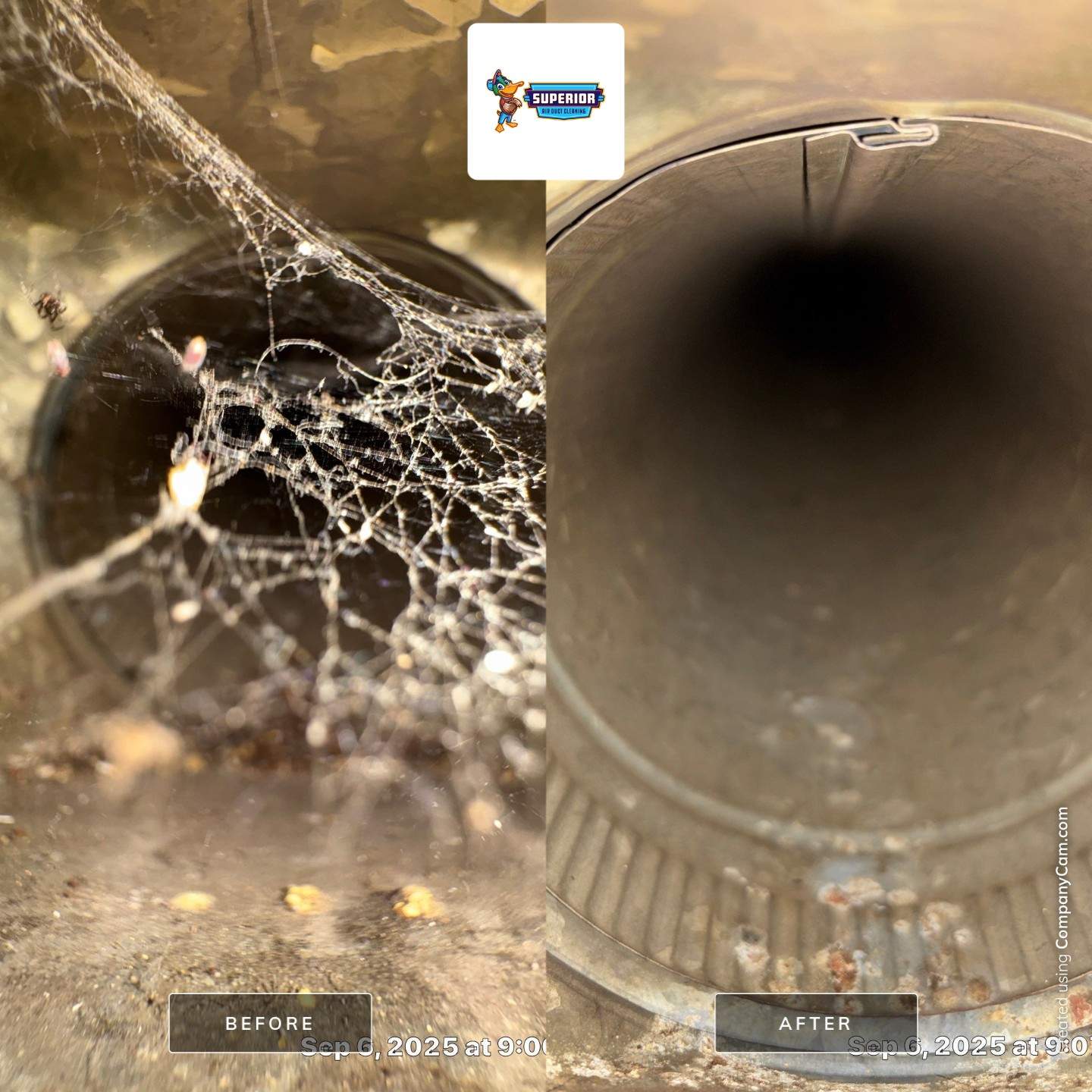 Air Duct Cleaning With a Vacuum Truck in Austintown, OH by Superior Air Duct Cleaning