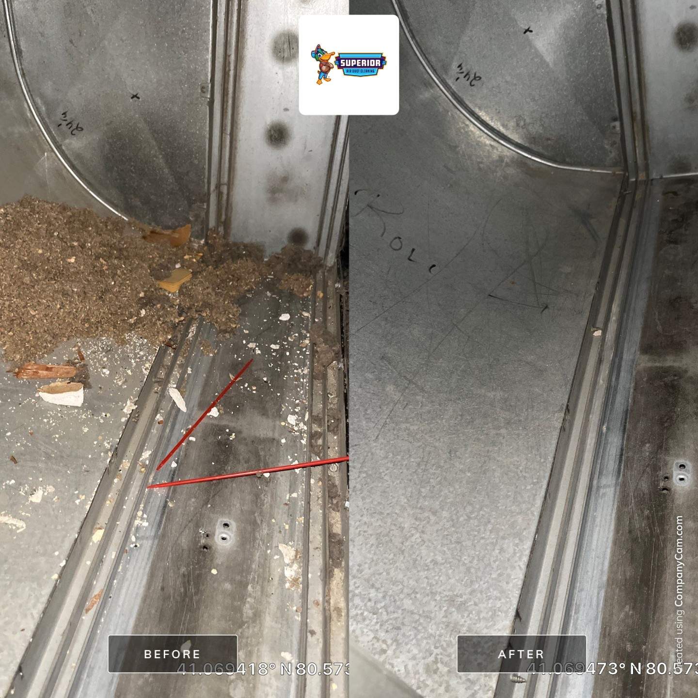 Air Duct Cleaning With a Vacuum Truck in Campbell, OH by Superior Air Duct Cleaning