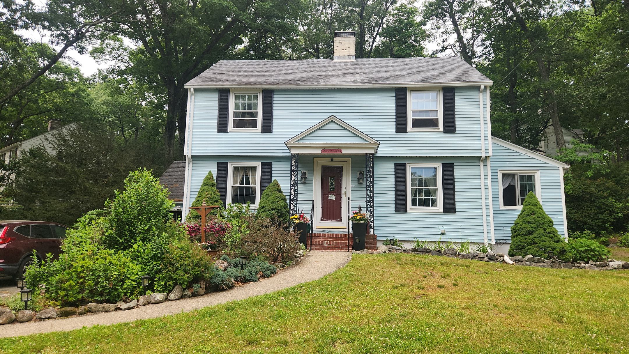 Siding Refreshment with Cert Monogram D/4 x 12'6" Clapboard, Wedgewood Blue by DiGiorgi Roofing and Siding Inc